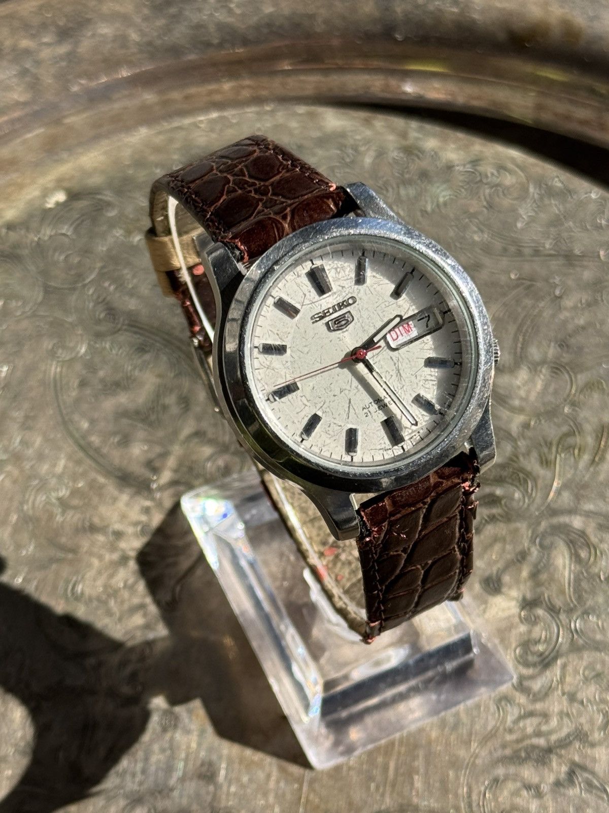 Designer × Seiko × Vintage Seiko Tank Emblem 4130-5340 Quartz