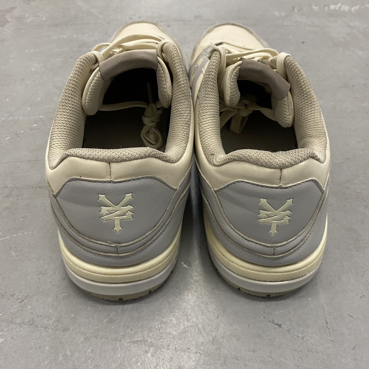 Vintage × Zoo York Zoo York Low Top Grey/White Skate Sneakers LV Trainer Style Size US 13 / EU 46 - 5 Thumbnail