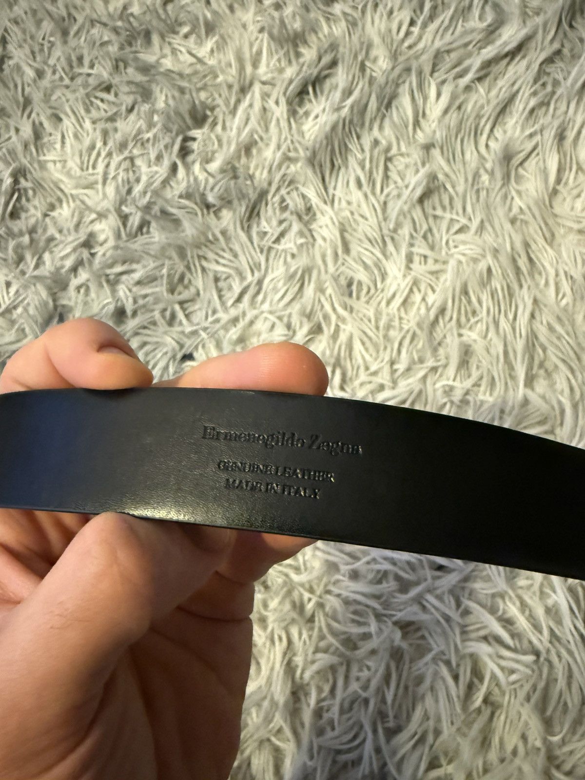 Ermenegildo Zegna leather classic belt Size ONE SIZE - 5 Thumbnail