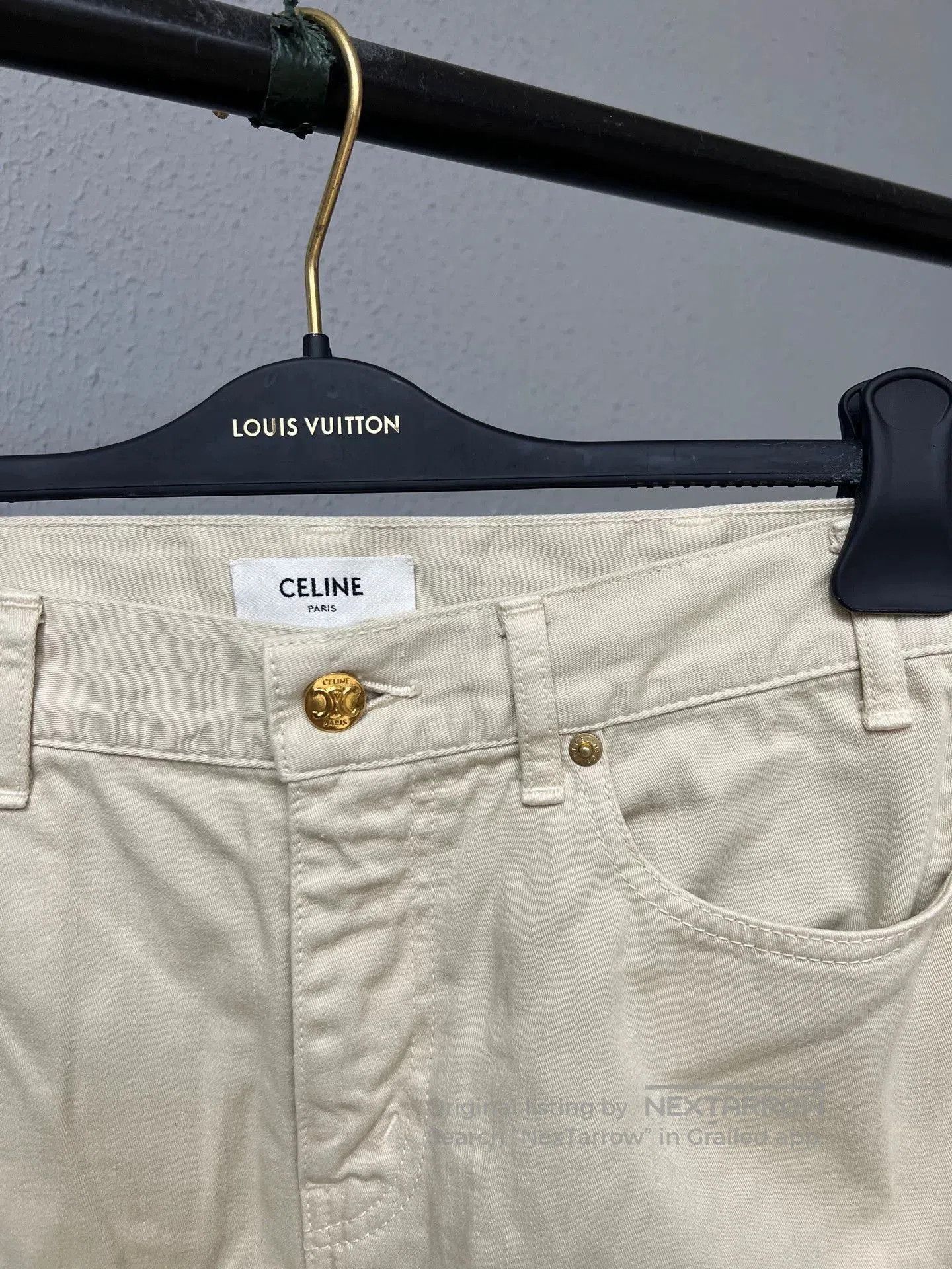 Celine Celine Gold Buckle Jeans. Size 27" / US 4 / IT 40 - 3 Thumbnail
