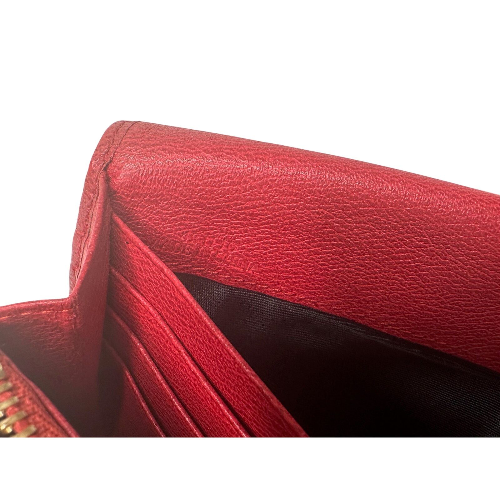 Loewe Loewe Anagram Flap Leather Continental Long Wallet - Red Size ONE SIZE - 16 Thumbnail