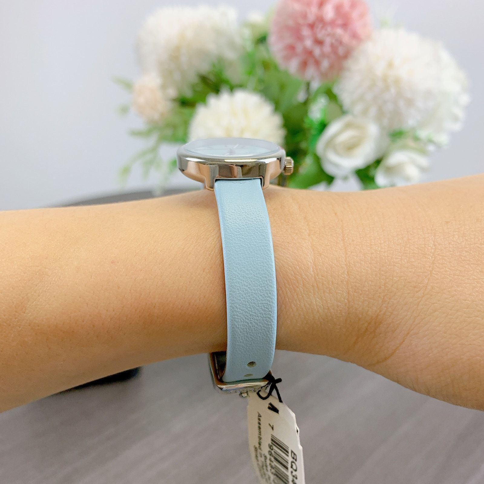 Fossil Fossil BQ3493 Tillie Mini Three-hand Aqua Leather Watch Size ONE SIZE - 2 Thumbnail