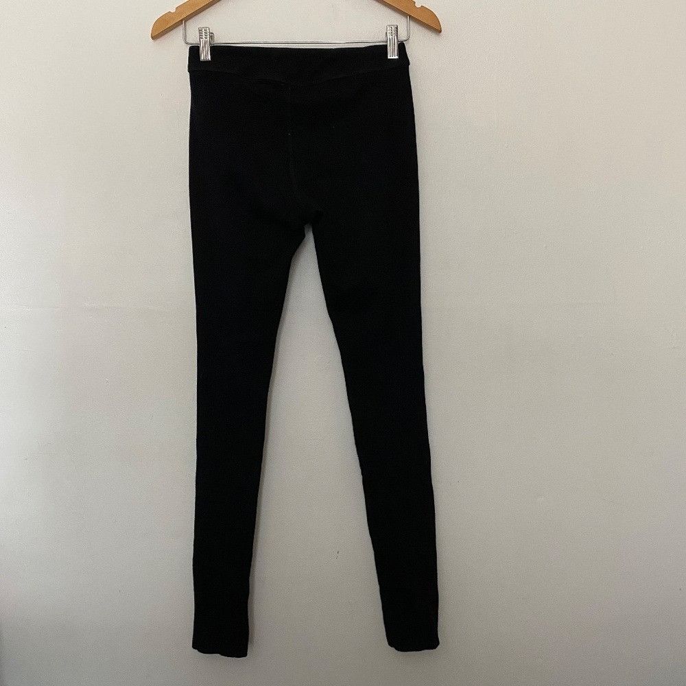 AG Adriano Goldschmied AG Adriano Goldschmeid Knit Luxe Denim Leggings Black 26 Size 26" / US 2 / IT 38 - 5 Thumbnail