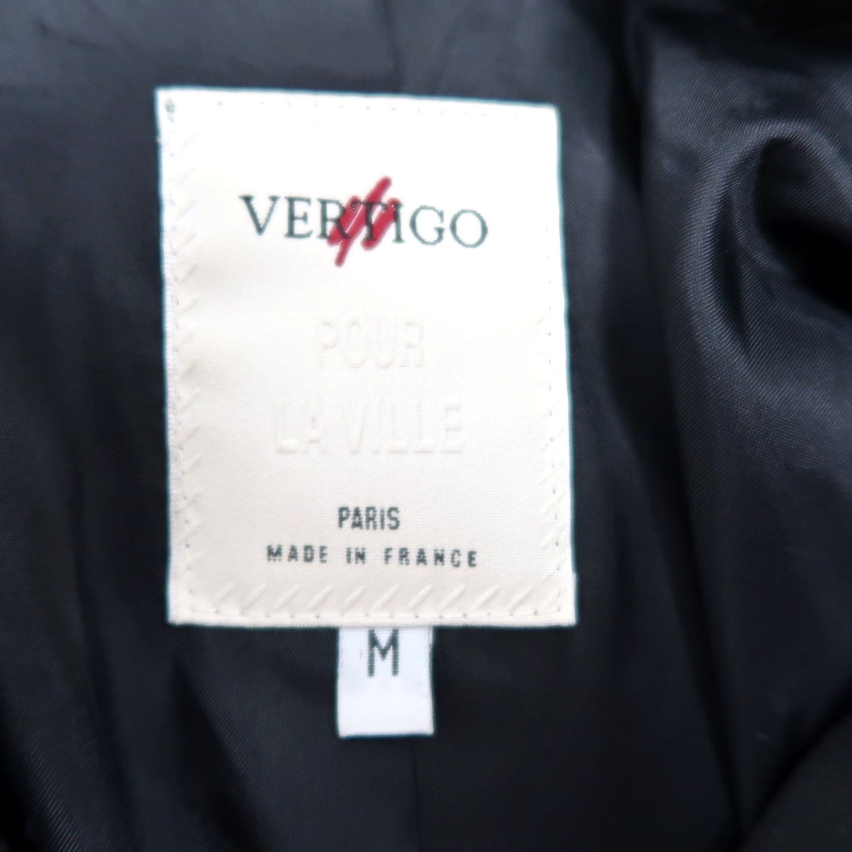 Vintage Vertigo Paris Blazer Jacket Black Button Front Women M Shirt? Size M / US 6-8 / IT 42-44 - 5 Thumbnail
