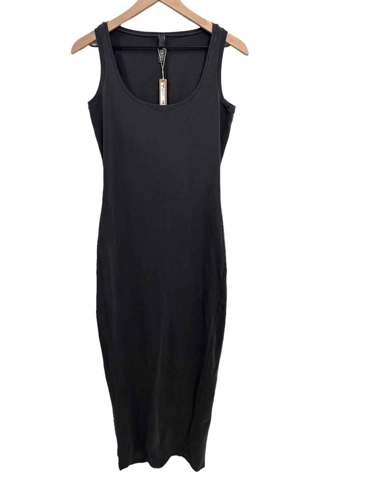 SKIMS Skims New Vintage Scoop Neck Long Dress - Ash Size Large NWT Size L / US 10 / IT 46 - 11 Thumbnail