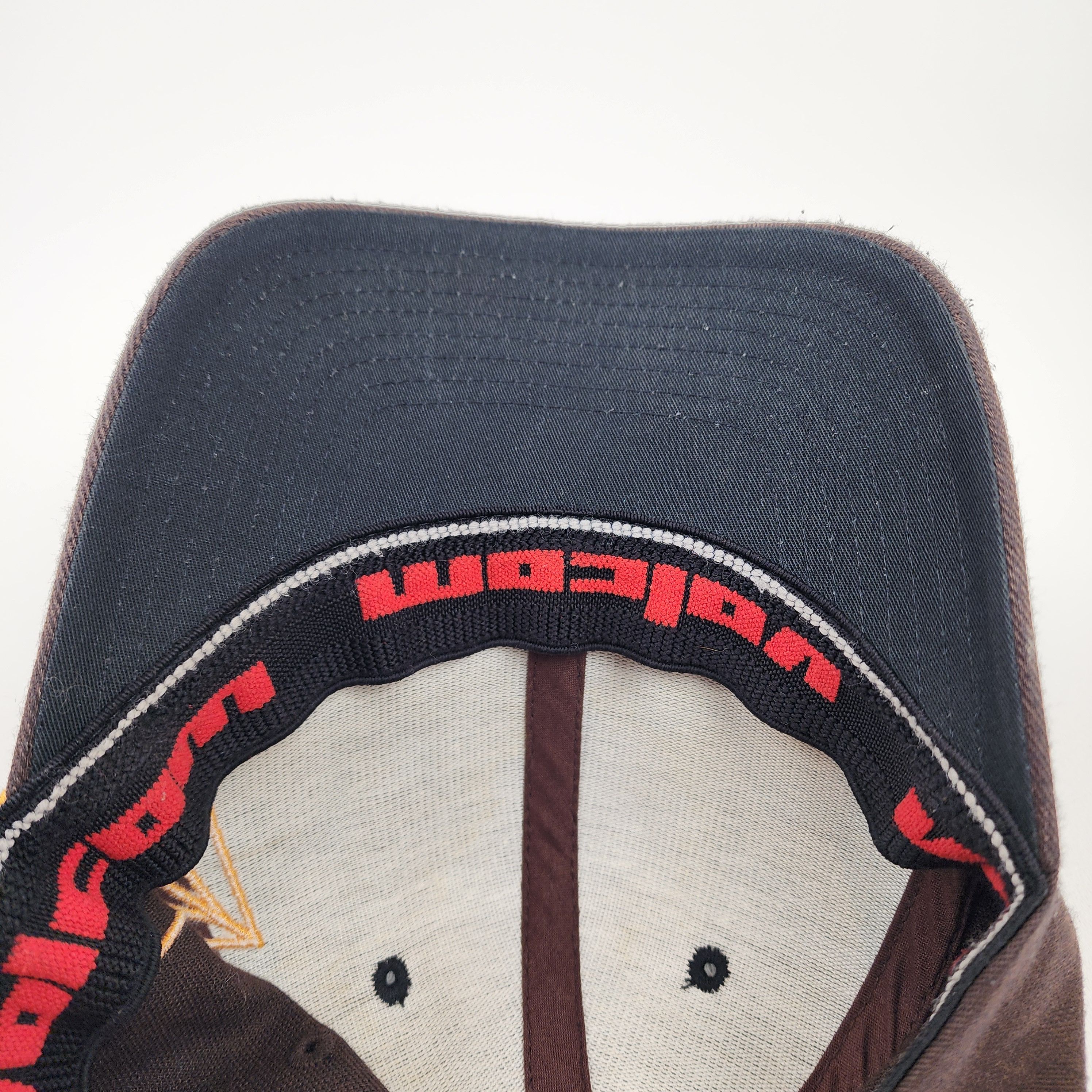 Volcom Y2K Volcom Stone Flexfit Hat Brown Black Skate Cap S/M Size ONE SIZE - 5 Thumbnail