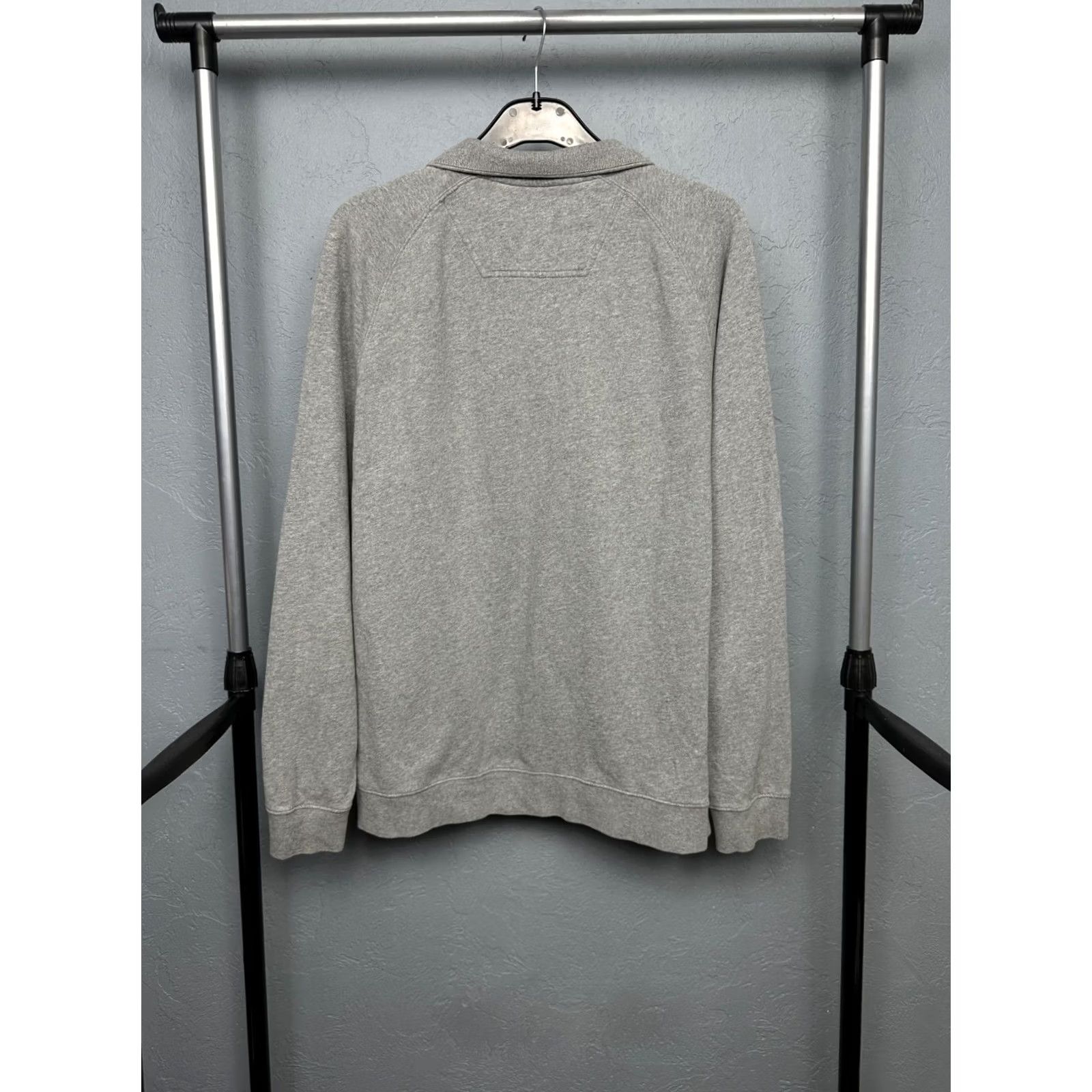 Barbour Barbour Sweater Shirt Mens 1/4 Zip 1/4 Zip Sweatshirt Size L Gray Cotton Logo Pullover Vintage: No Size US L / EU 52-54 / 3 - 6 Thumbnail