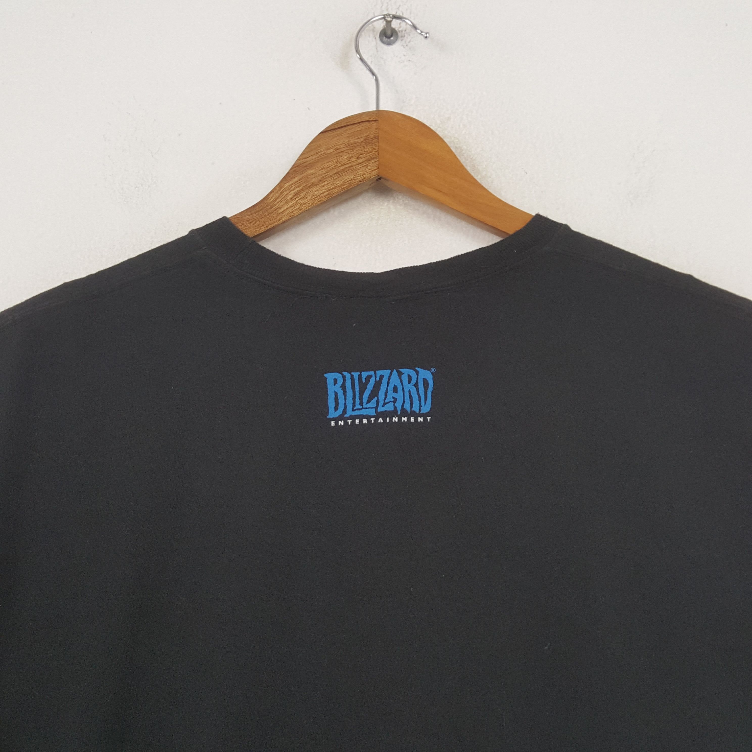 Playstation Vintage Star Craft Blizzard Playstation Games T-shirt RR4 Size US L / EU 52-54 / 3 - 4 Thumbnail
