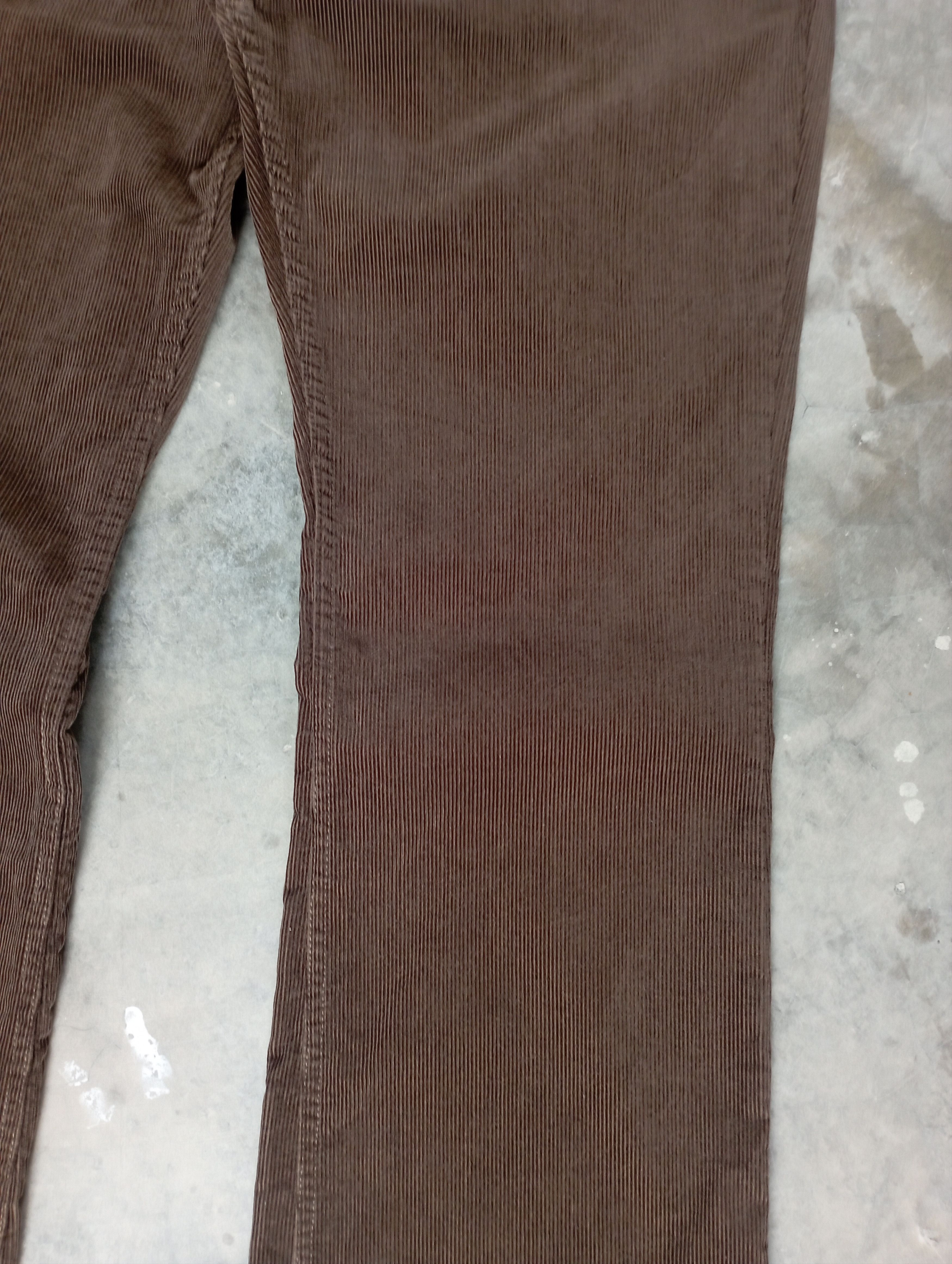 Levi's Flare Jeans Vintage Corduroy Dark Brown Levi's 537 Size US 32 / EU 48 - 4 Thumbnail