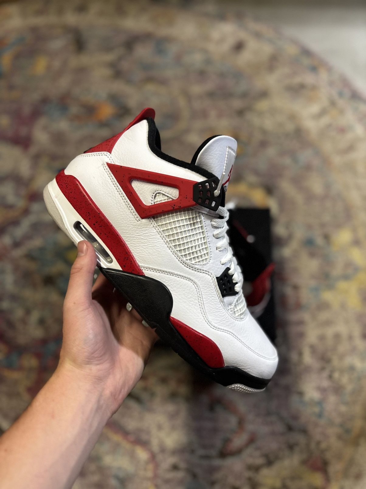 Jordan Brand Jordan 4 Red Cement Size US 12.5 / EU 45-46 - 2 Thumbnail