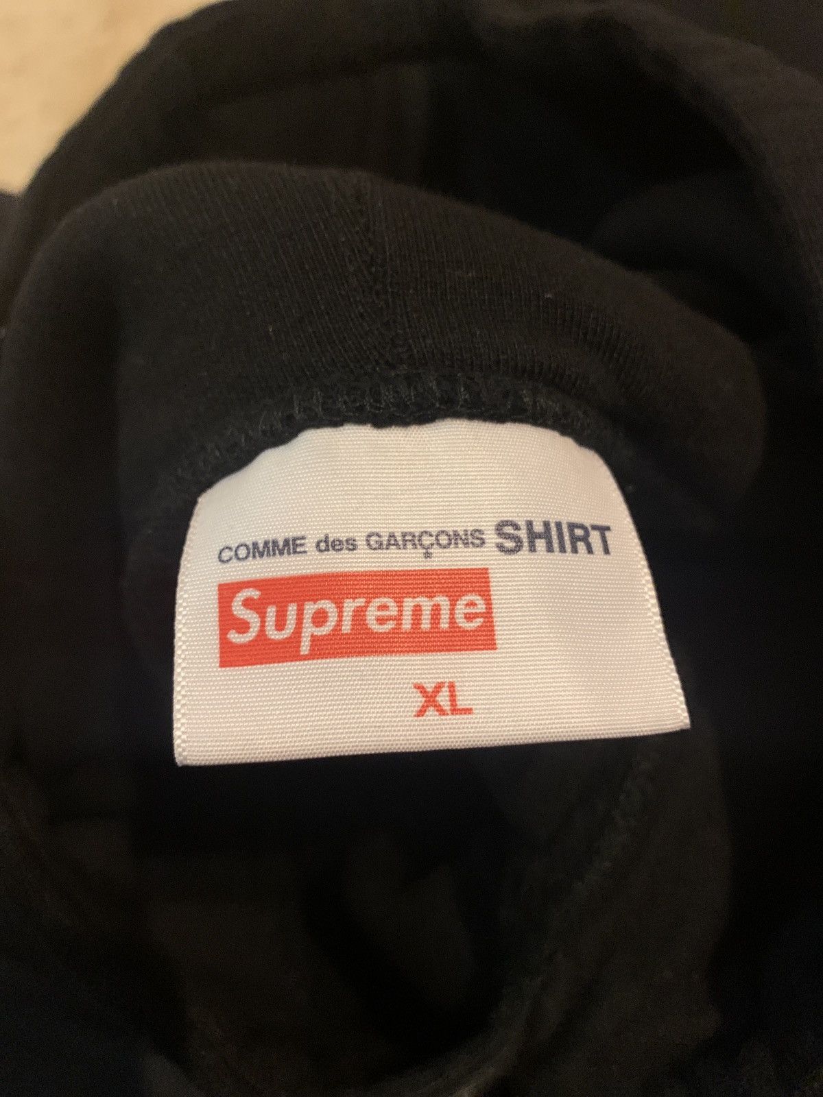 Supreme Supreme Comme des Garcons SHIRT Split Bogo Hooded Sweatshirt Size US XL / EU 56 / 4 - 3 Thumbnail