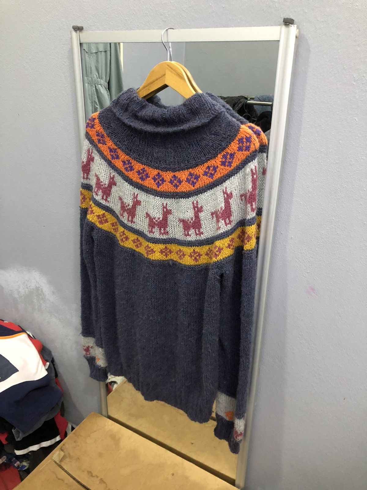Japanese Brand Titicaca Alpaca Wool Llama Knit Cardigan Vintage Size US M / EU 48-50 / 2 - 11 Thumbnail