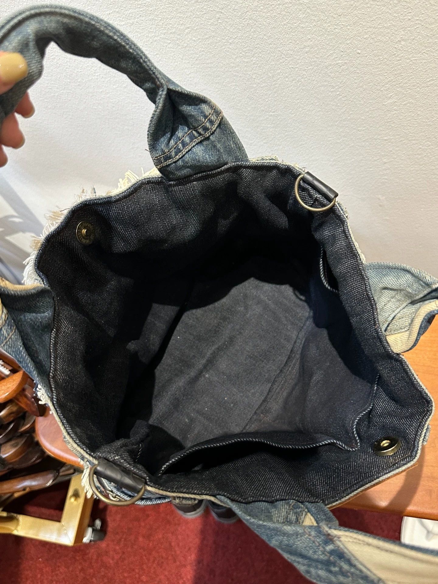 Hysteric Glamour hysteric glamour denim handbag rare condition as is Size ONE SIZE - 6 Thumbnail