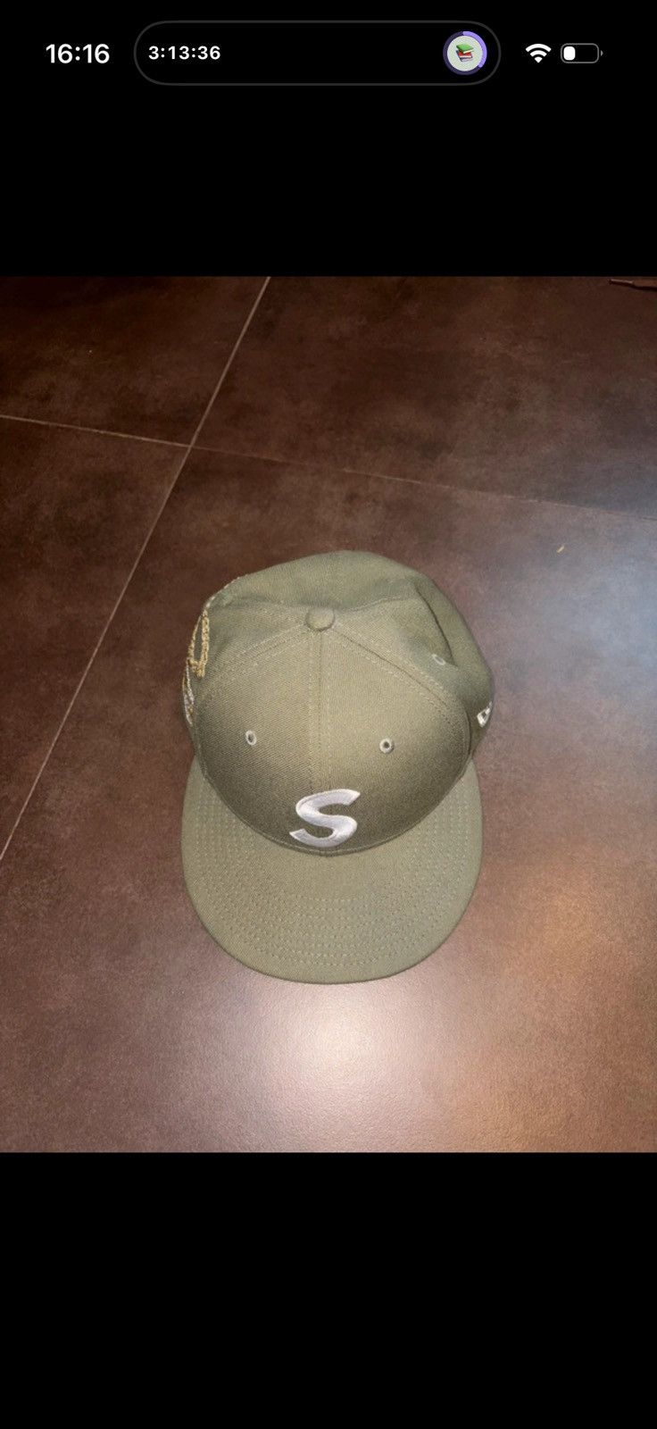 Supreme Supreme Jesus Piece S Logo Fitted Cap Size 28 - 1 Thumbnail