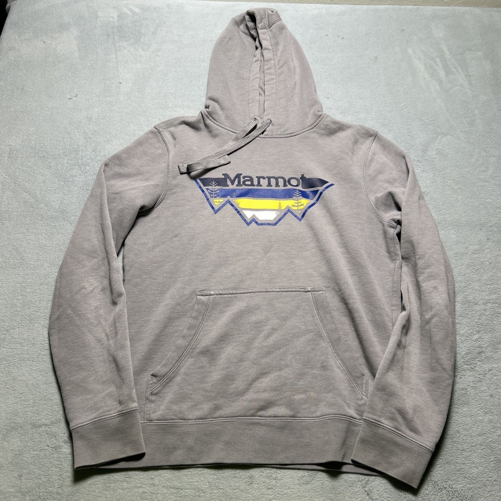 Marmot Marmot Hoodie Mens Small Hoody Mountain Pullover Gray Gym Size US S / EU 44-46 / 1 - 1 Thumbnail