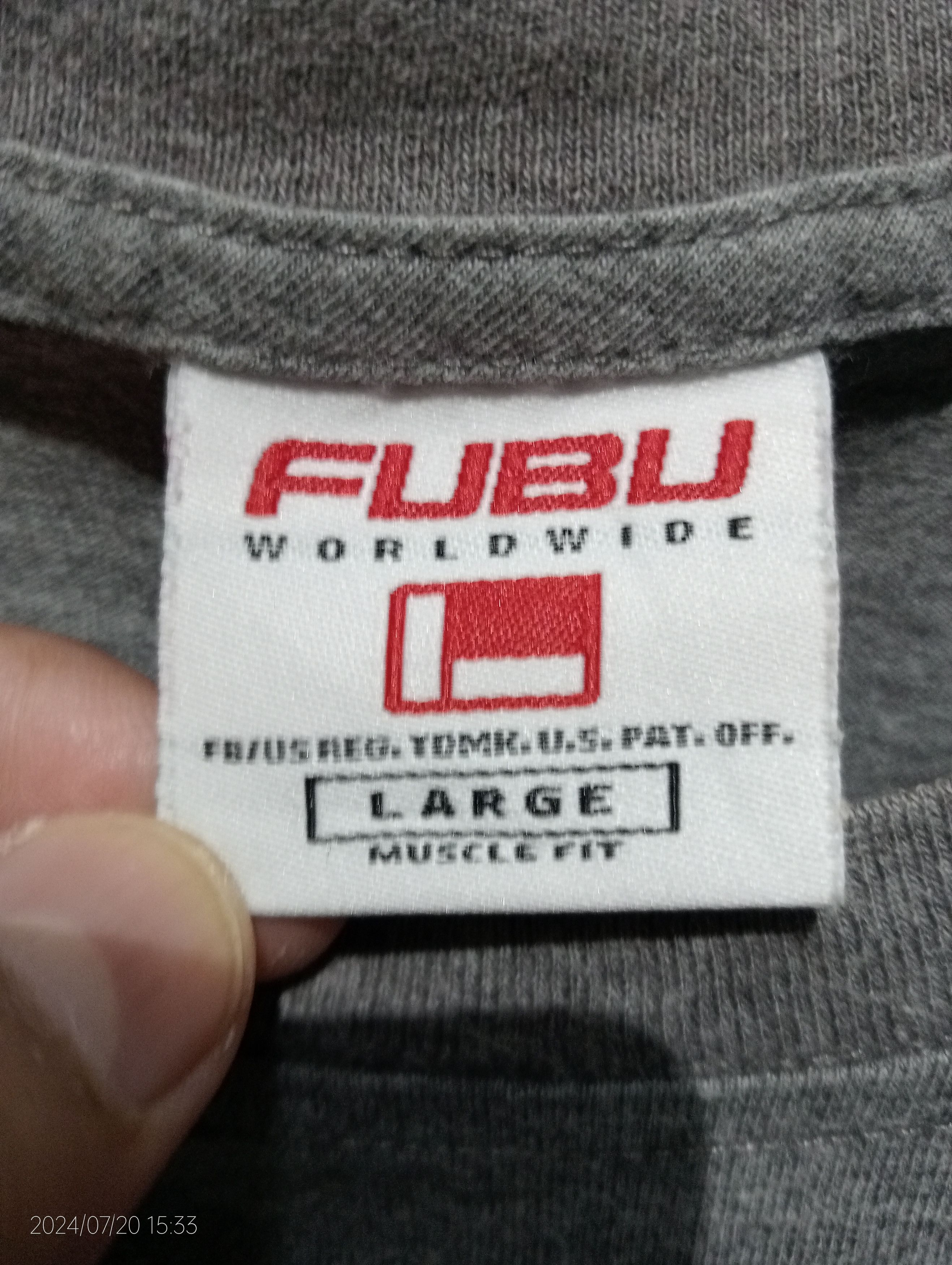 Fubu Vintage Fubu Athl. Dept. Tee Size US S / EU 44-46 / 1 - 4 Thumbnail