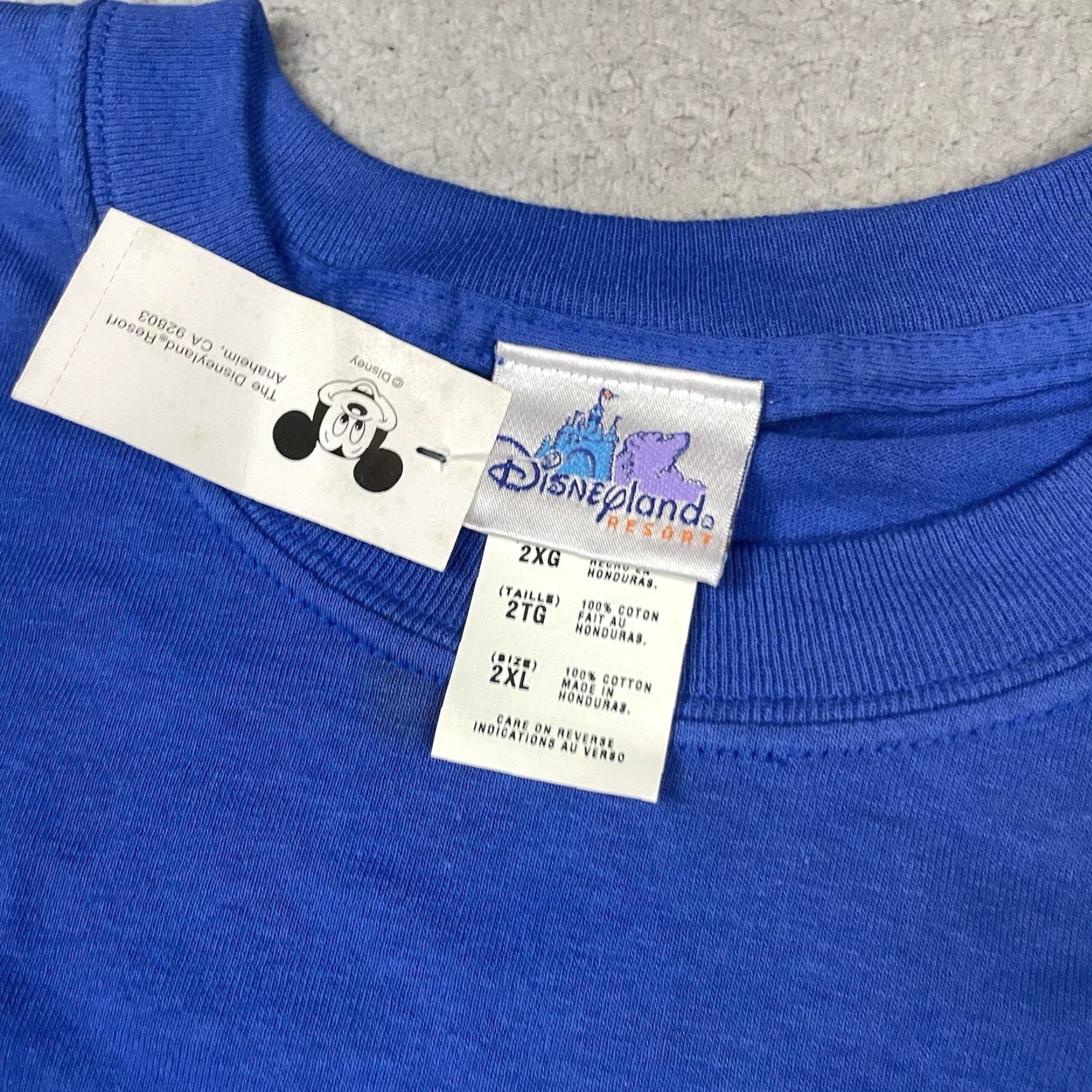 Disney VINTAGE Disney T-Shirt Men 2XL Blue Mickey Mouse 50th Anniversary Disneyland Resort Shirt Size US XXL / EU 58 / 5 - 3 Thumbnail