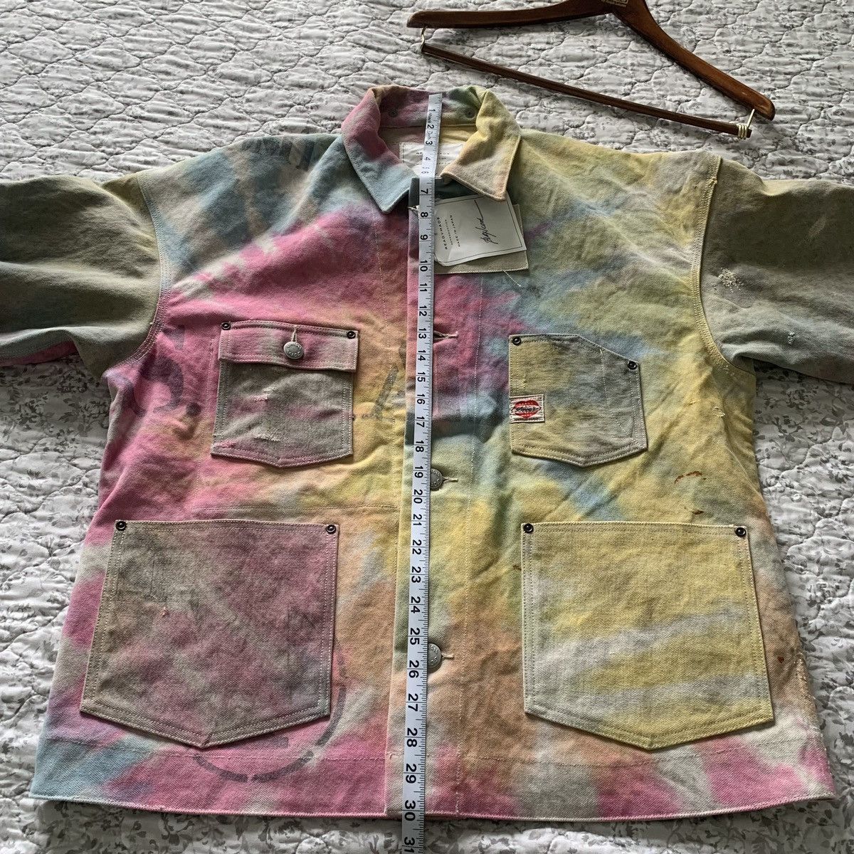 READYMADE ReadyMade Tie-Dye Cotton Jacket Size US L / EU 52-54 / 3 - 17 Thumbnail