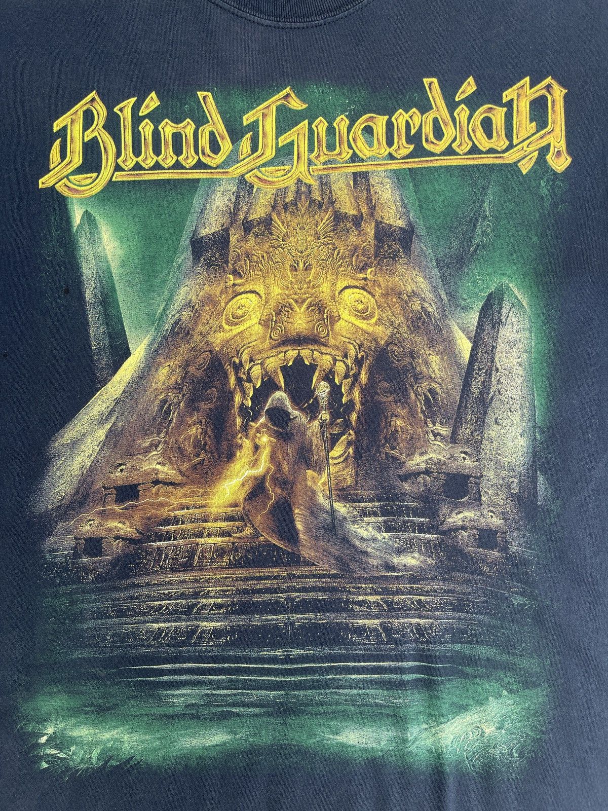 Band Tees Sun Faded🔥Vintage Y2K BLIND GUARDIAN Rock Band Tee Size US M / EU 48-50 / 2 - 3 Thumbnail