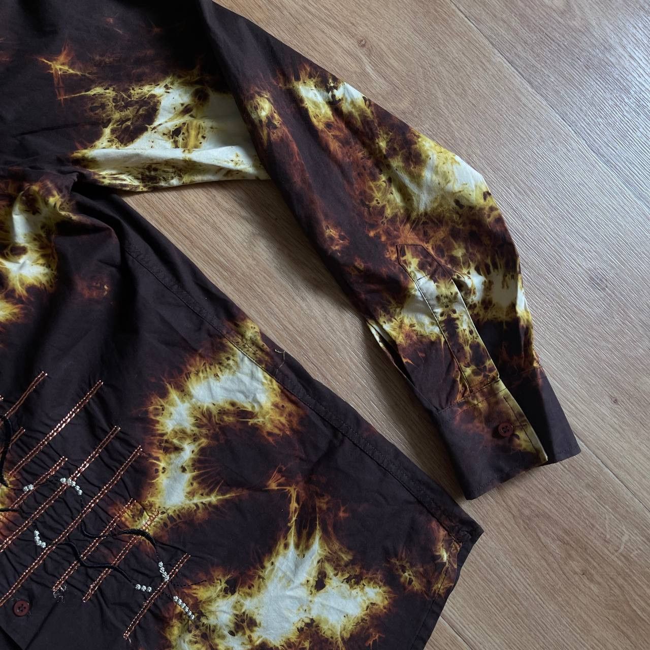 20471120 × Japanese Brand Vintage Shirt Fire Flash Size US L / EU 52-54 / 3 - 7 Thumbnail
