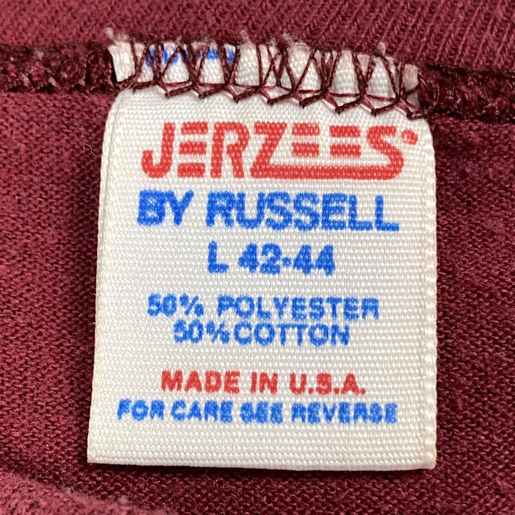 Vintage VINTAGE 1986 JERZEES BY RUSSELL NEW YORK FIRE DRILL T-SHIRT MAROON L Men Size US L / EU 52-54 / 3 - 3 Thumbnail