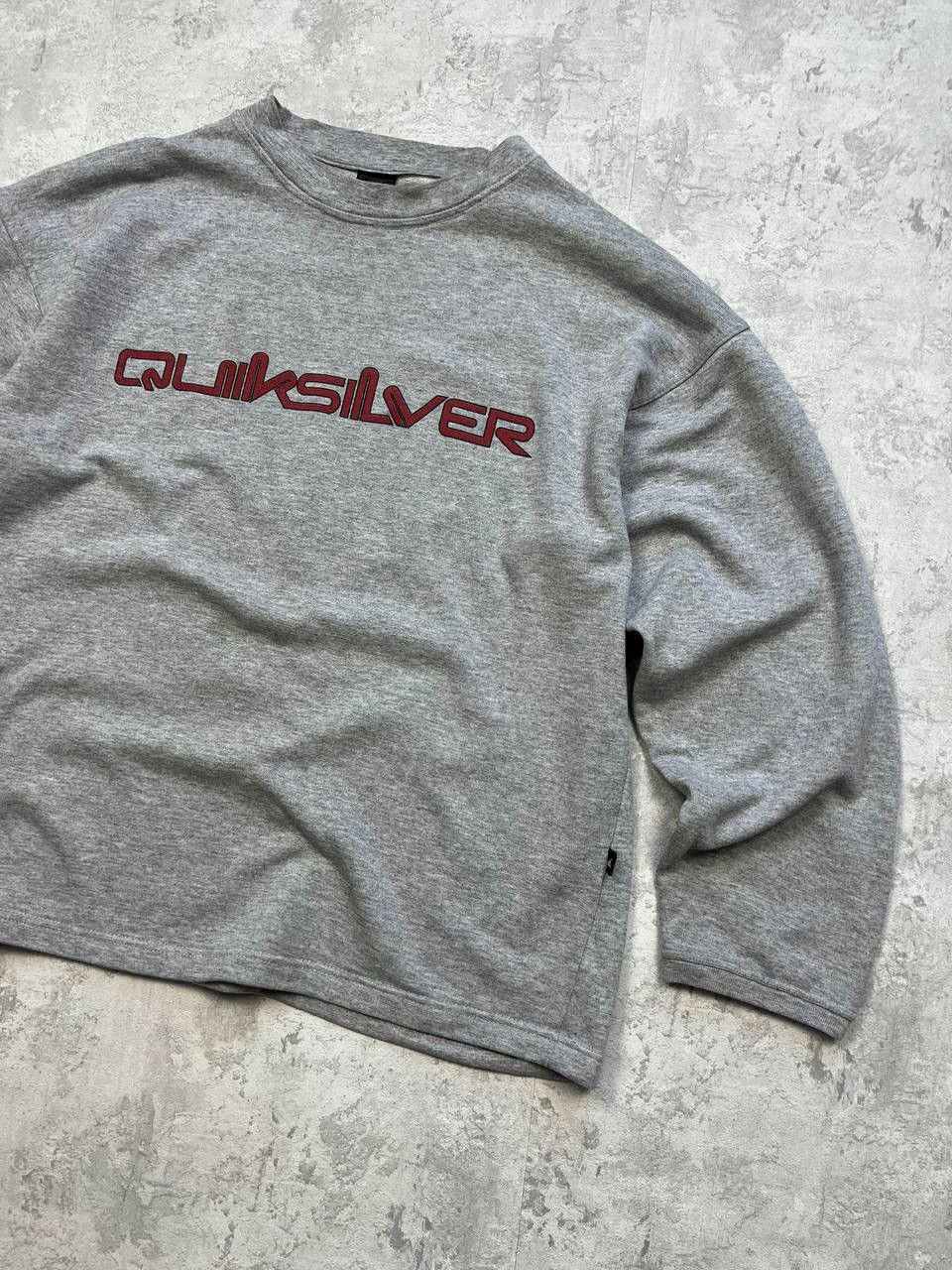 Quiksilver Vintage Quiksilver Gray Sweatshirt Big Logo Size US XL / EU 56 / 4 - 3 Thumbnail