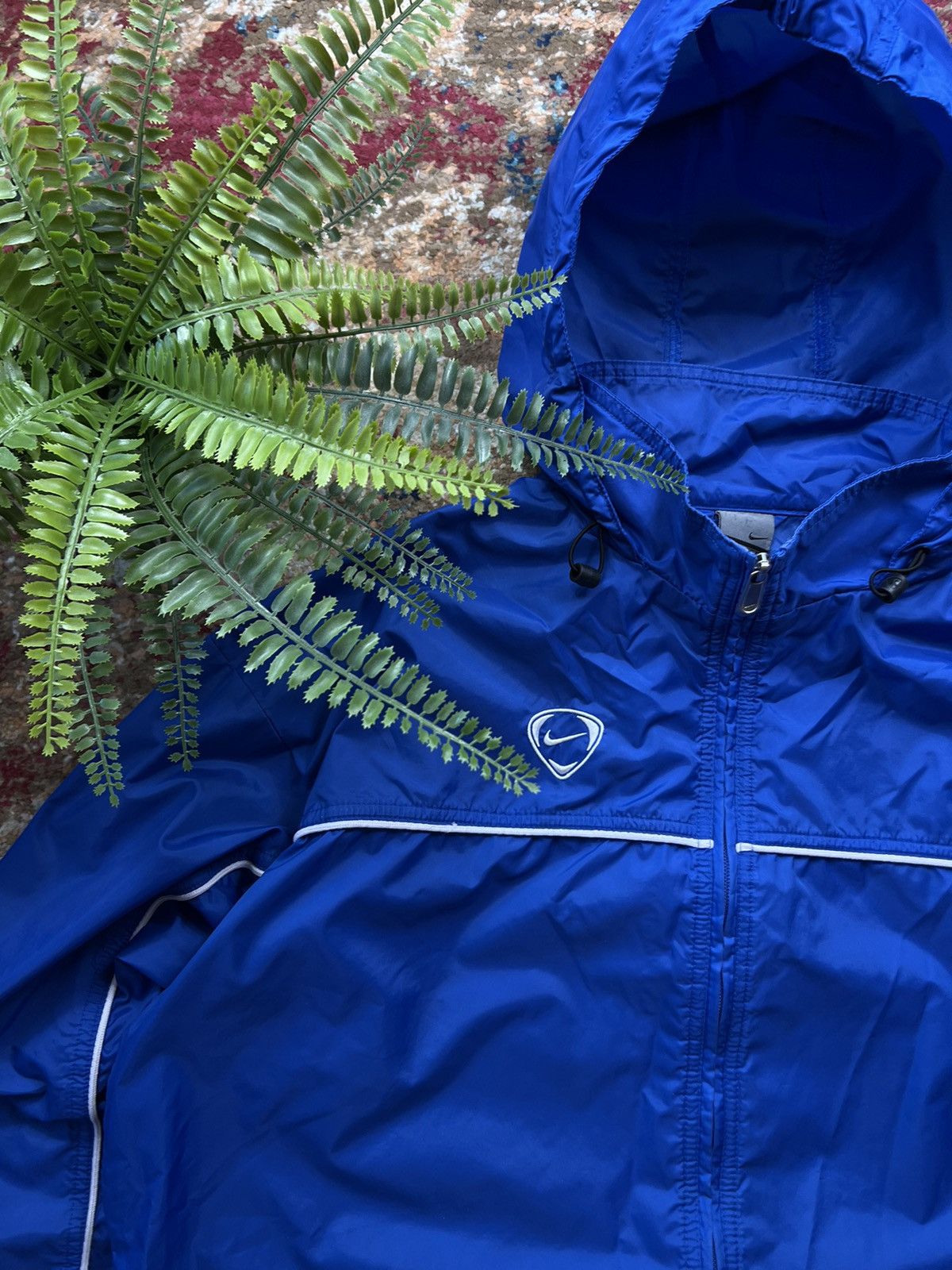 Nike × Vintage 🫐 90’s NIKE TEAM RETRO SWOOSH LOGO Y2K TRACK JACKET Size US L / EU 52-54 / 3 - 2 Thumbnail