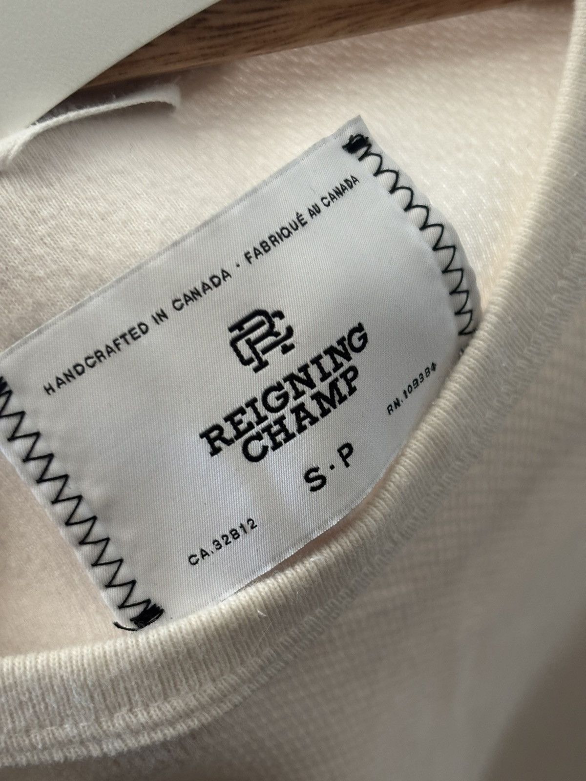 Reigning Champ Reigning Champ Waffle short sleeves t-shirt Size US S / EU 44-46 / 1 - 2 Thumbnail