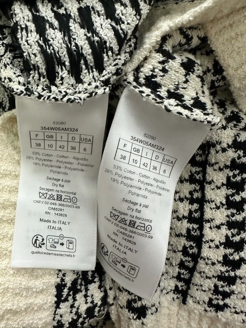 Dior Dior New Black and White Houndstooth Cardigan-2506 Size M / US 6-8 / IT 42-44 - 3 Thumbnail