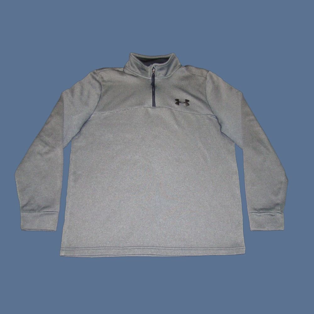 Under Armour Under Armour Jacket Mens Small Gray ColdGear 1/4 Zip Pullover Shirt Size US S / EU 44-46 / 1 - 1 Thumbnail