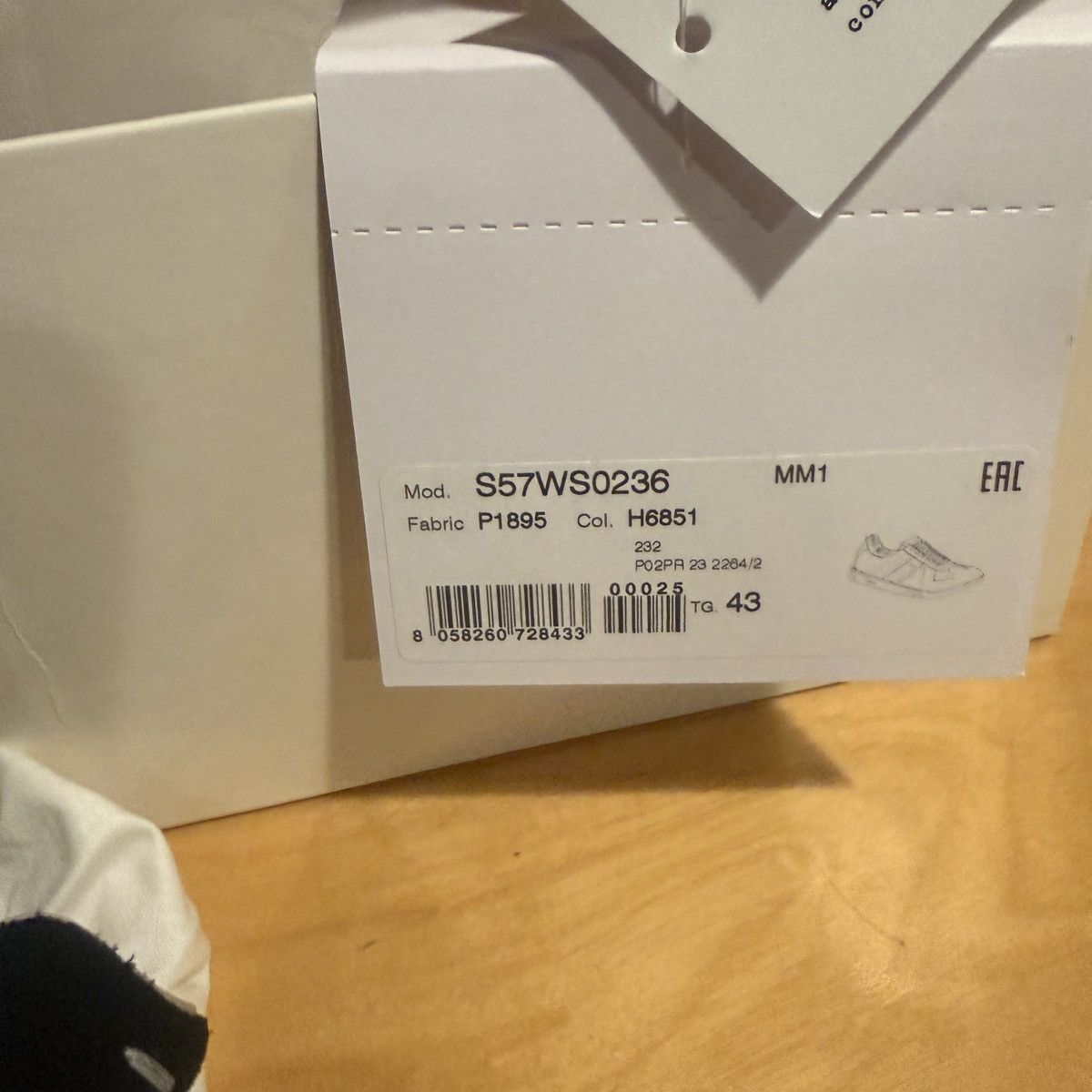 Maison Margiela GAT Low Black Gum Size US 10 / EU 43 - 13 Thumbnail