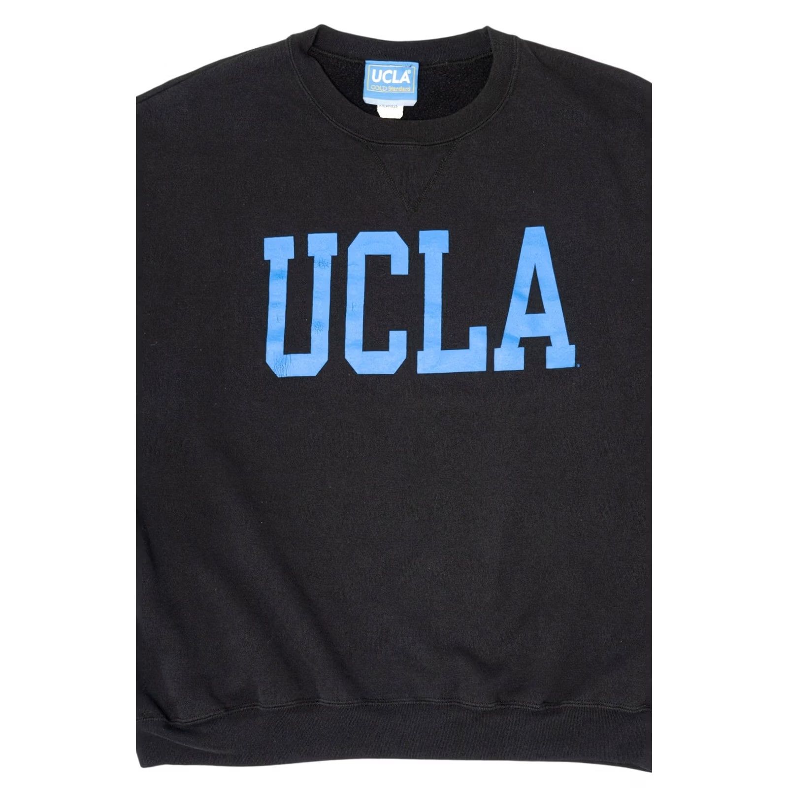 Vintage VINTAGE UCLA Sweatshirt Shirt Adults XL Black 1990s Mens Womens Students UCLA Size US XL / EU 56 / 4 - 5 Thumbnail