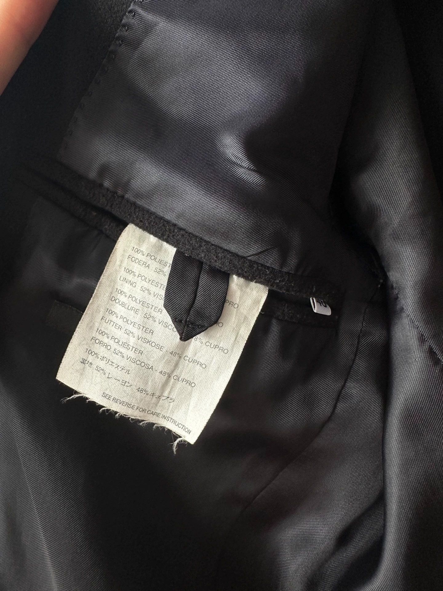 Helmut Lang Helmut Lang 3B Wool Melton Blazer Size 46 (Fits 48) Size 46R - 4 Thumbnail