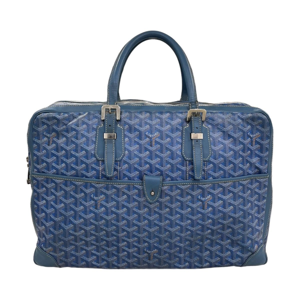 image of Goyard Ambassade Travel Bag in Blue, Men's