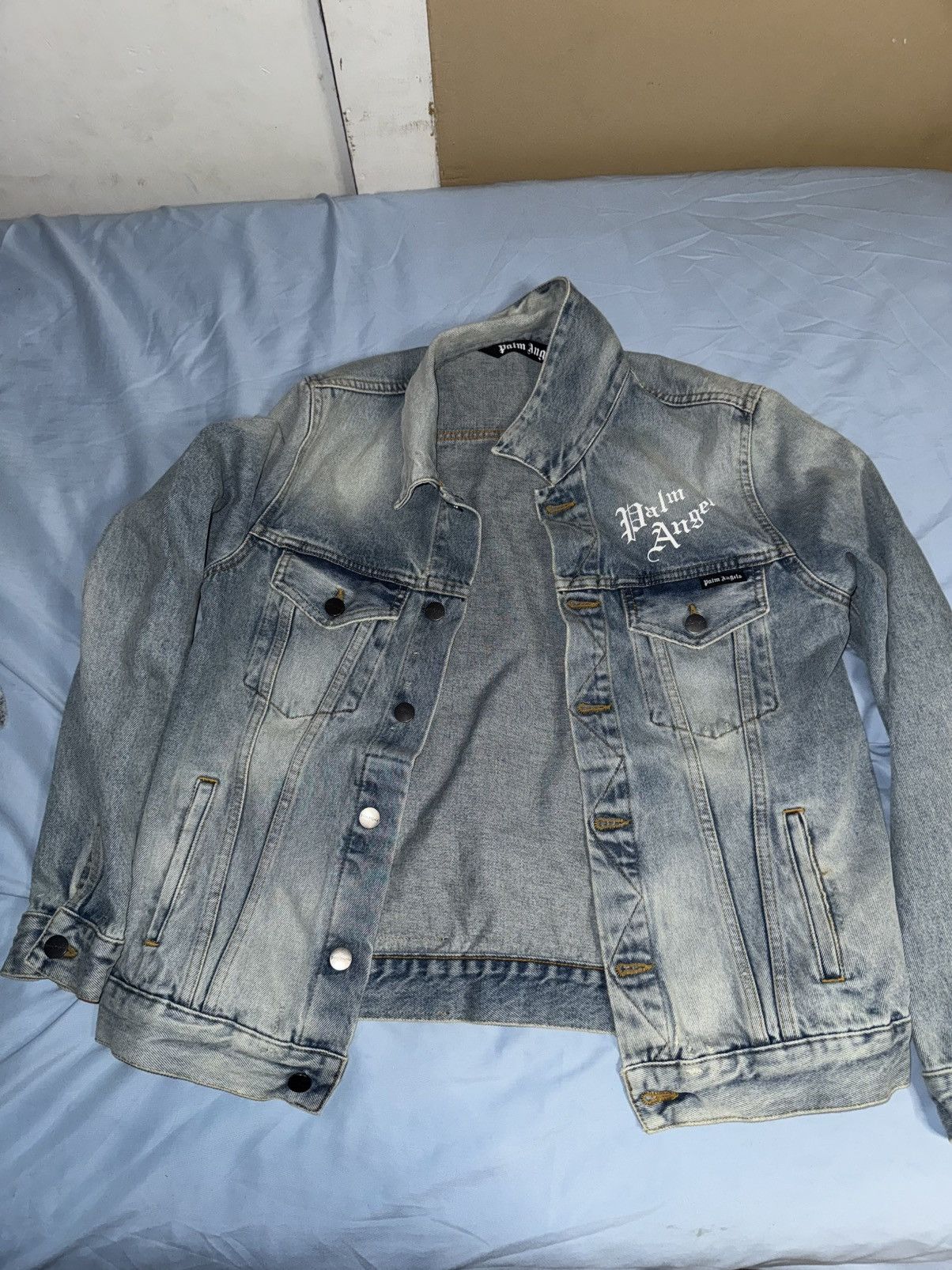 Palm Angels demin sacred Heart palm angles jacket Size US M / EU 48-50 / 2 - 2 Thumbnail