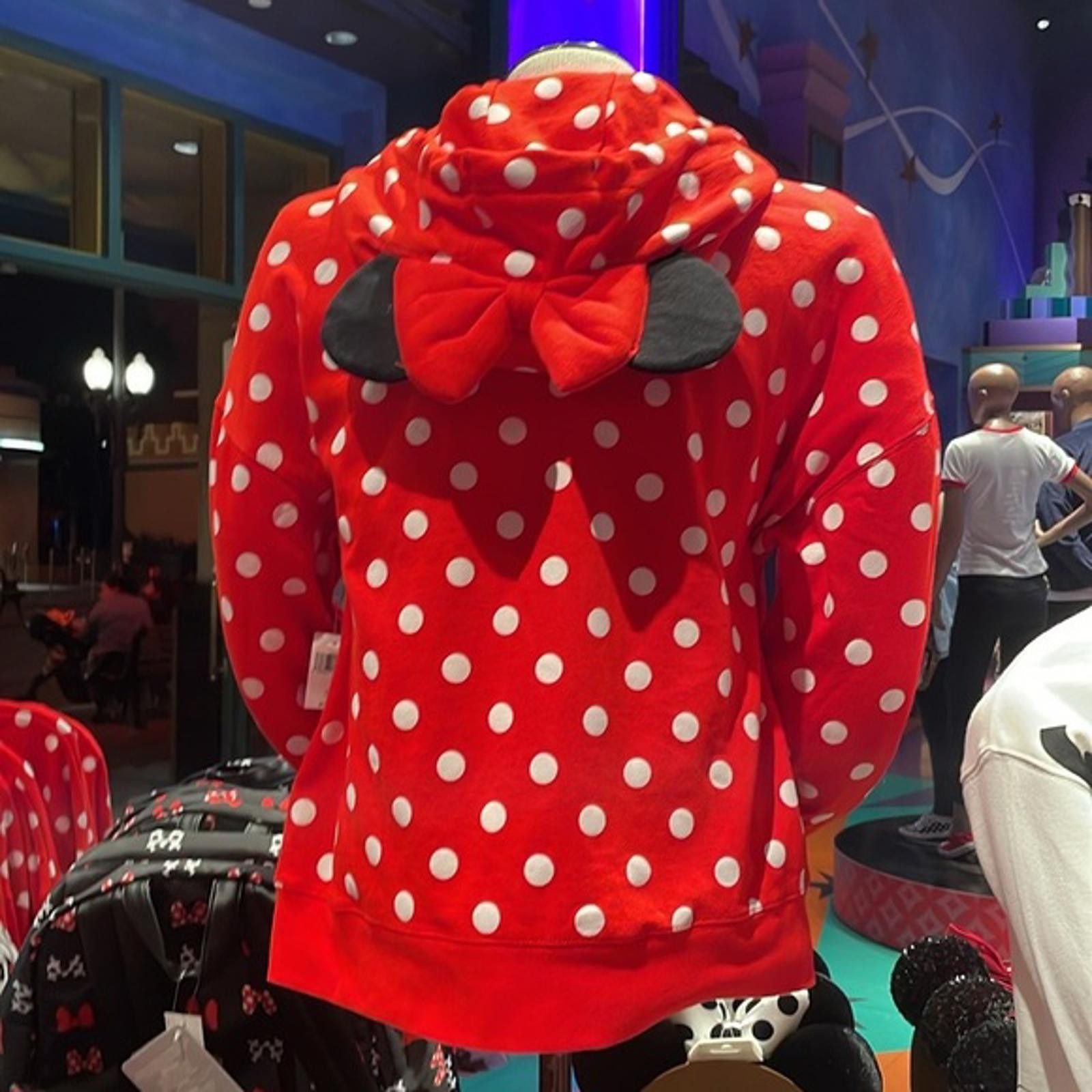 Disney Disney Parks Minnie Mouse Polkadot Zip Hoodie - New Size S / US 4 / IT 40 - 2 Thumbnail