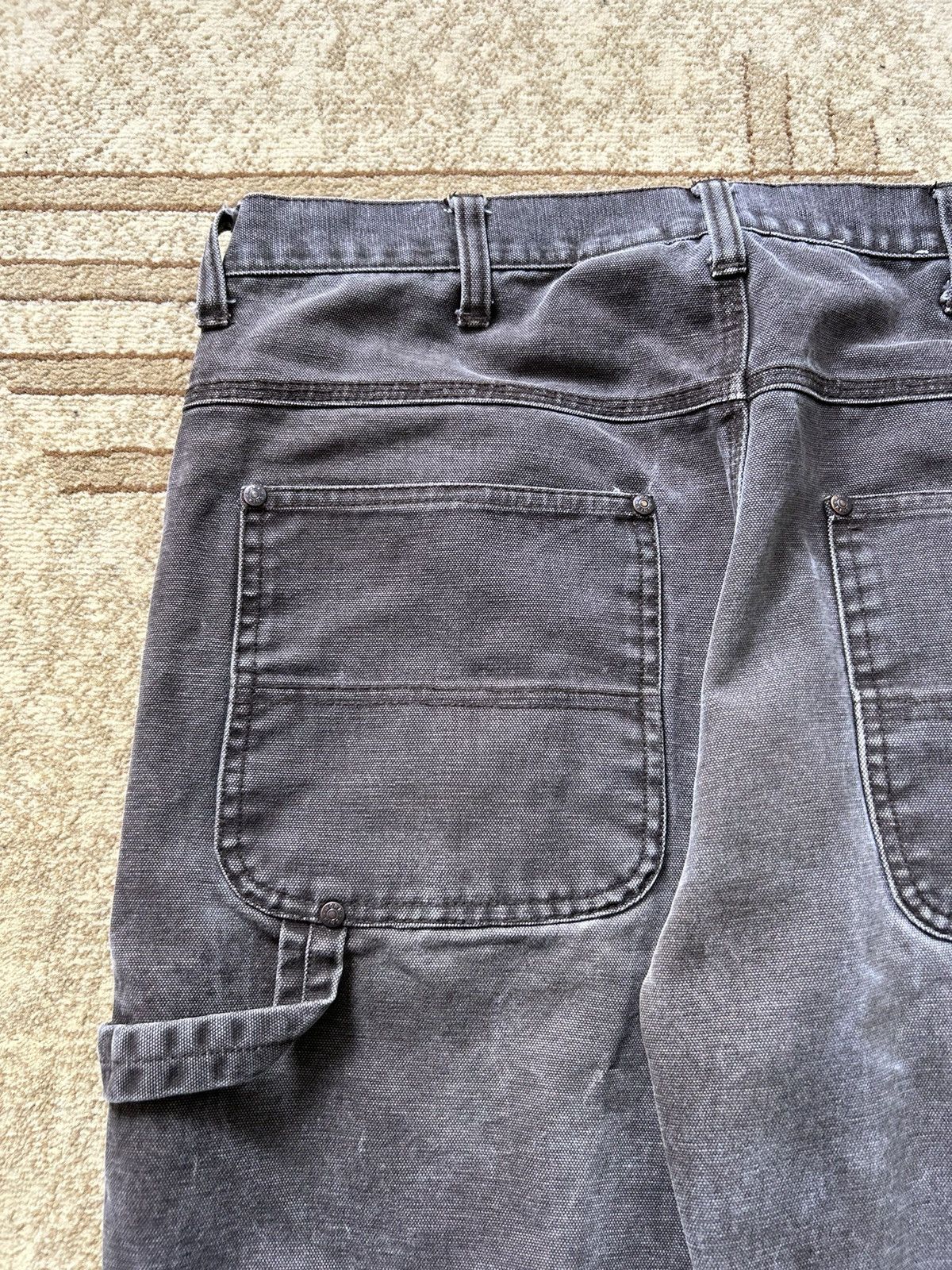 Japanese Brand Vintage Faded Brown Carpenter Jeans Size US 34 / EU 50 - 5 Thumbnail