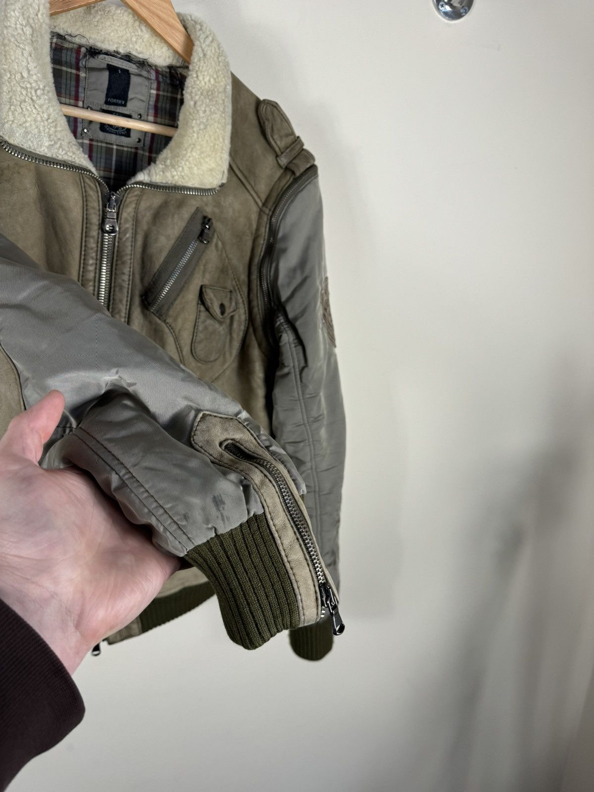 Vintage Rare Vintage 90s FFY Fortify by VITTORIO FORTI Bomber Jacket Size US M / EU 48-50 / 2 - 3 Thumbnail