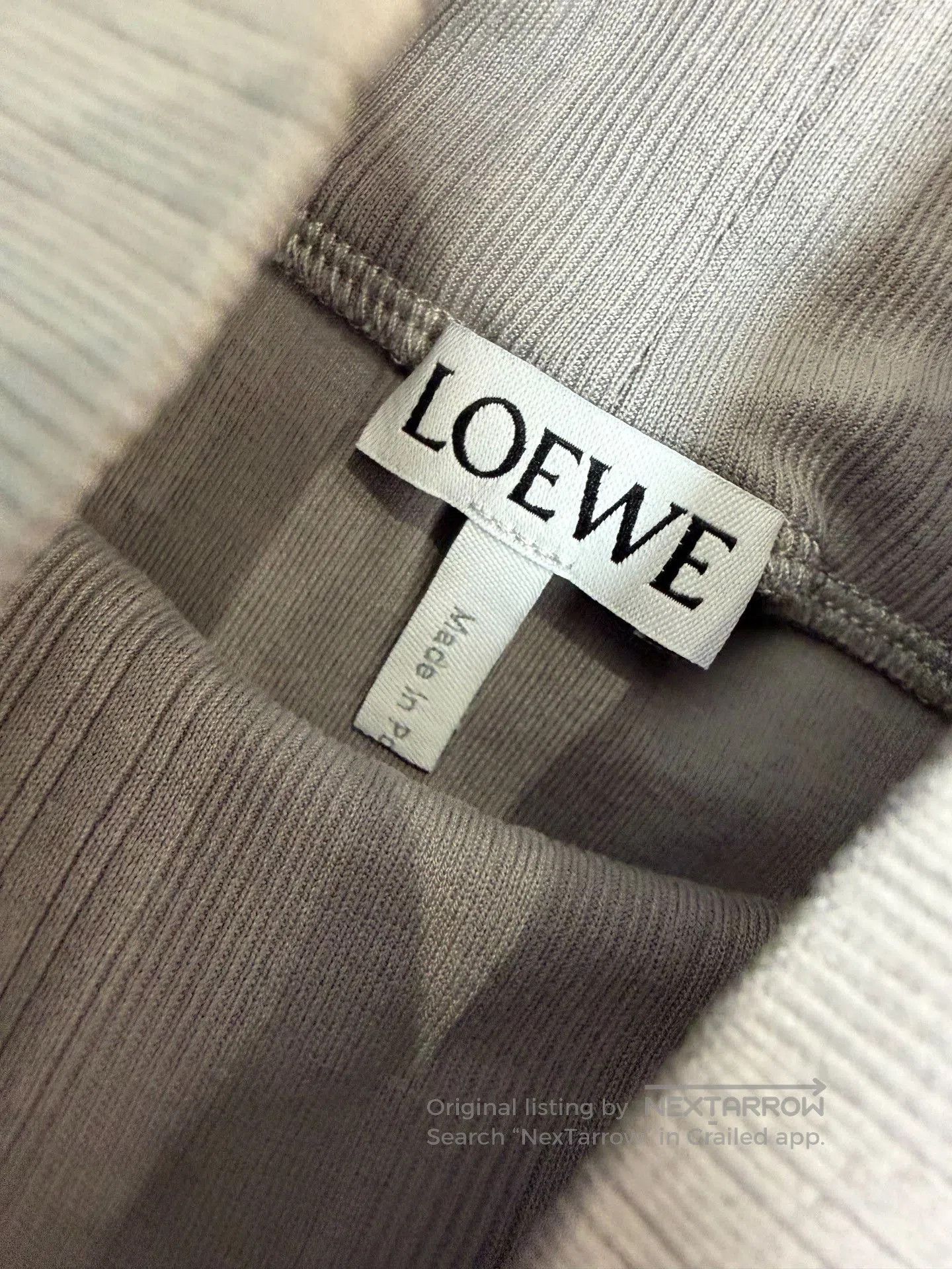 Loewe LOEWE SS24 Gray Logo Embroidered High Neck Tank. Size M / US 6-8 / IT 42-44 - 3 Thumbnail