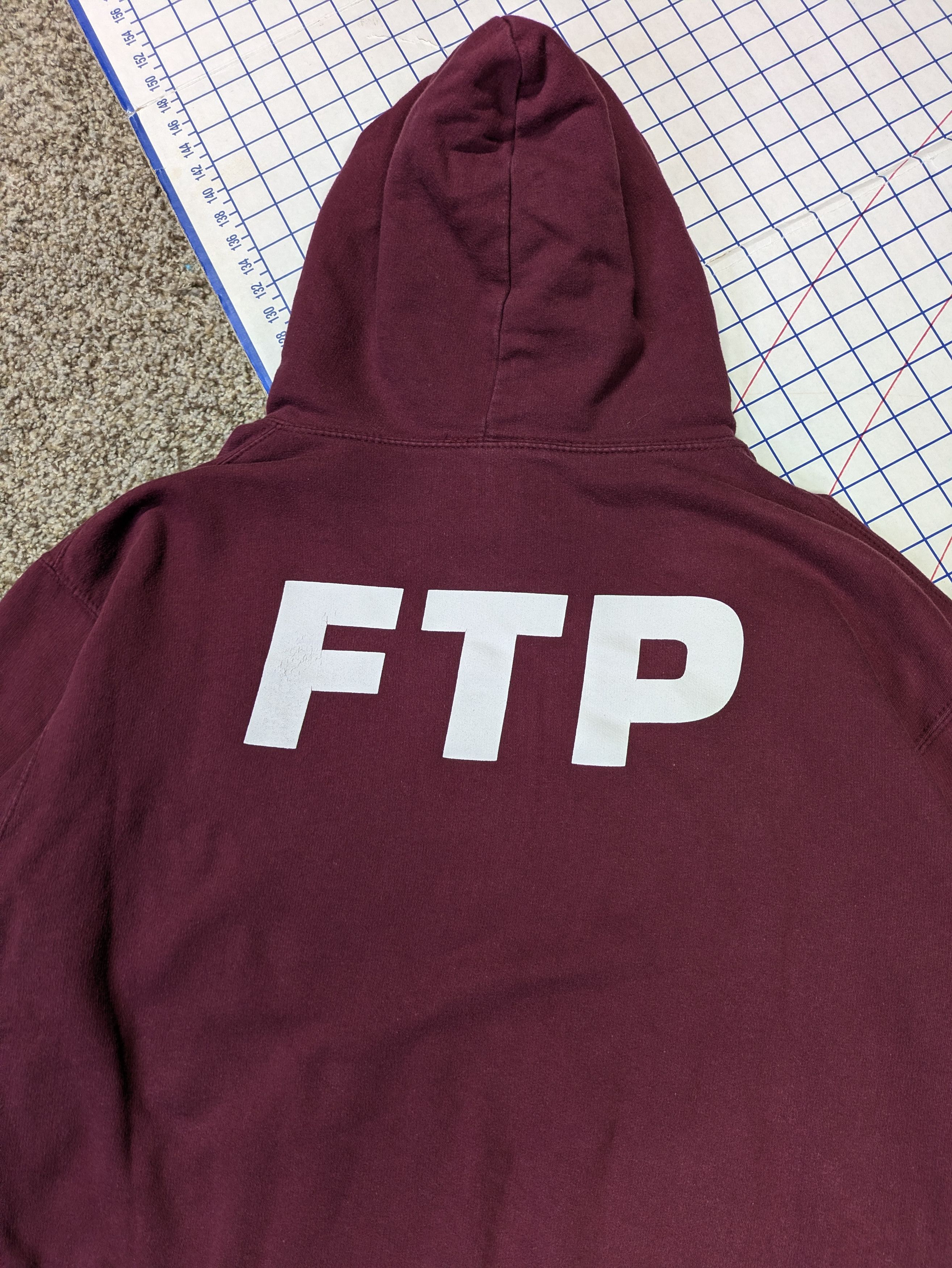 Fuck The Population Ftp burgundy og logo hoodie XL 2015 pink dolphin popup Size US XL / EU 56 / 4 - 4 Thumbnail