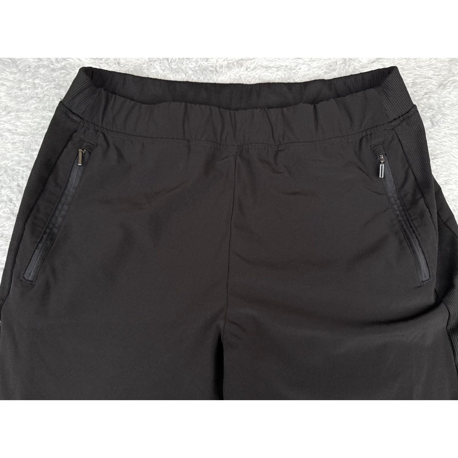 Vintage Chicos Women's Pants 2 Black Polyester Blend Stretch Straight Leg 30x26 Size 26" / US 2 / IT 38 - 4 Thumbnail
