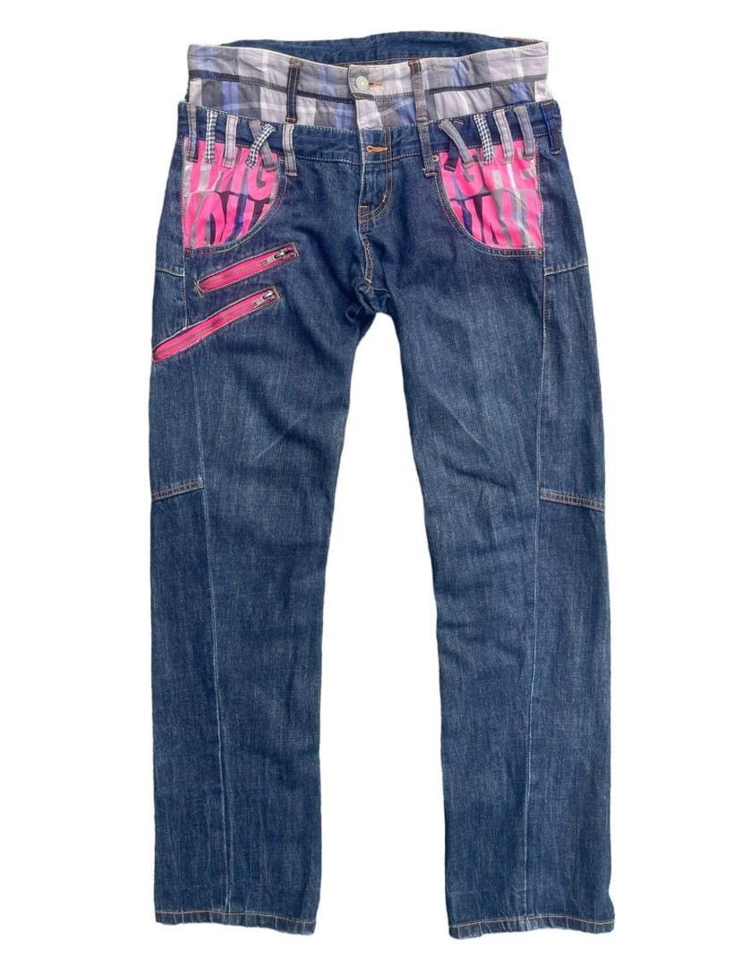 Japanese Brand Japanese Brand Double Waist Jeans Size US 33 - 3 Thumbnail