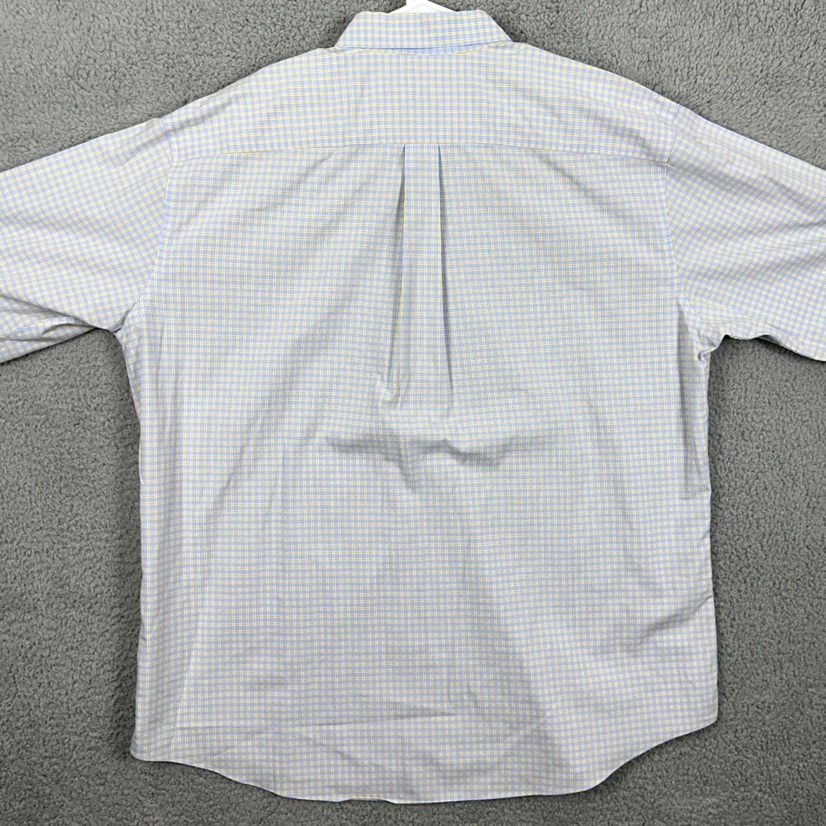 Nordstrom Nordstrom Shirt Button Down Mens 2XL Plaid Pocket Long Sleeve Blue Yellow Casual Shirt Clothes Mens 2XL Blue Yellow Plaid Button-Up Front Pocket Size US XXL / EU 58 / 5 - 2 Thumbnail