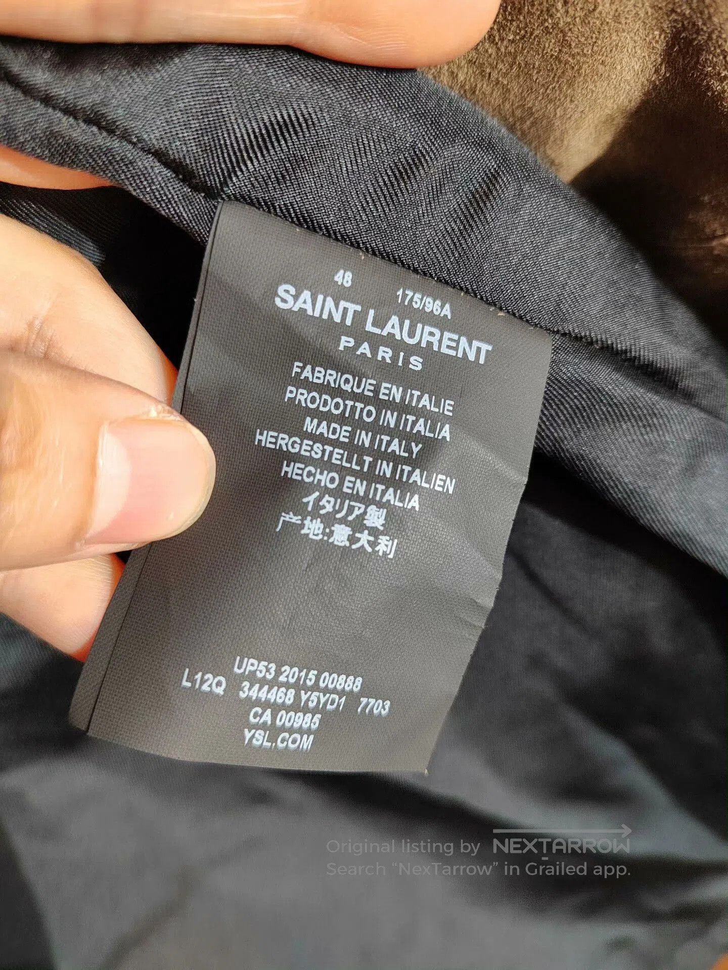 Saint Laurent Paris Saint Laurent Suede Fringe Jacket. Size US M / EU 48-50 / 2 - 7 Thumbnail