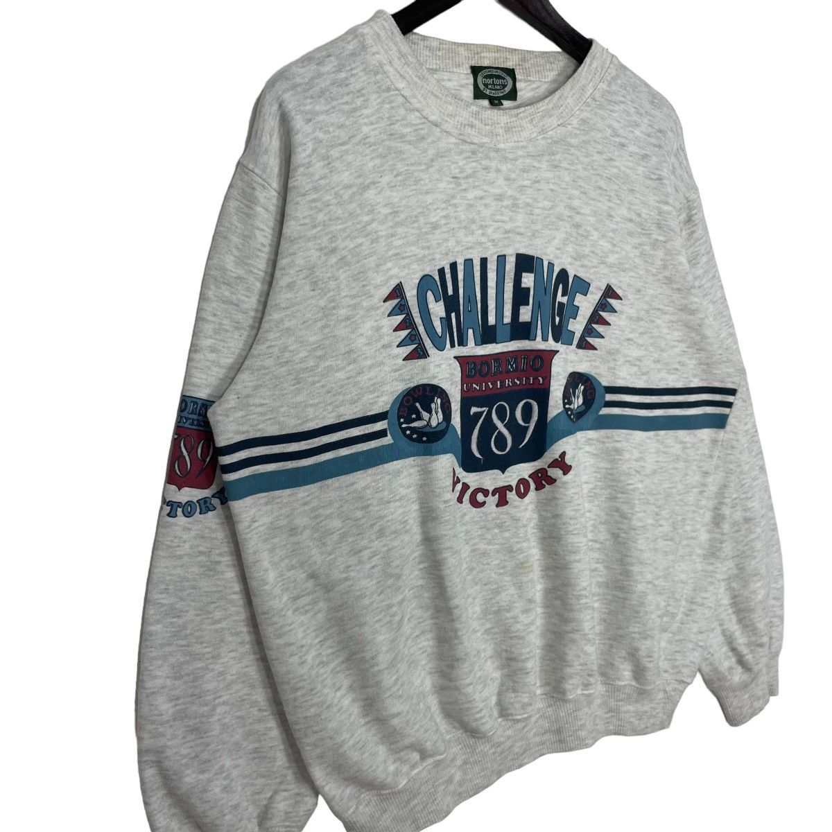 Norton Vintage Norton Milano Motorcycle Sweatshirt Crewneck BigLogo Size US L / EU 52-54 / 3 - 2 Thumbnail