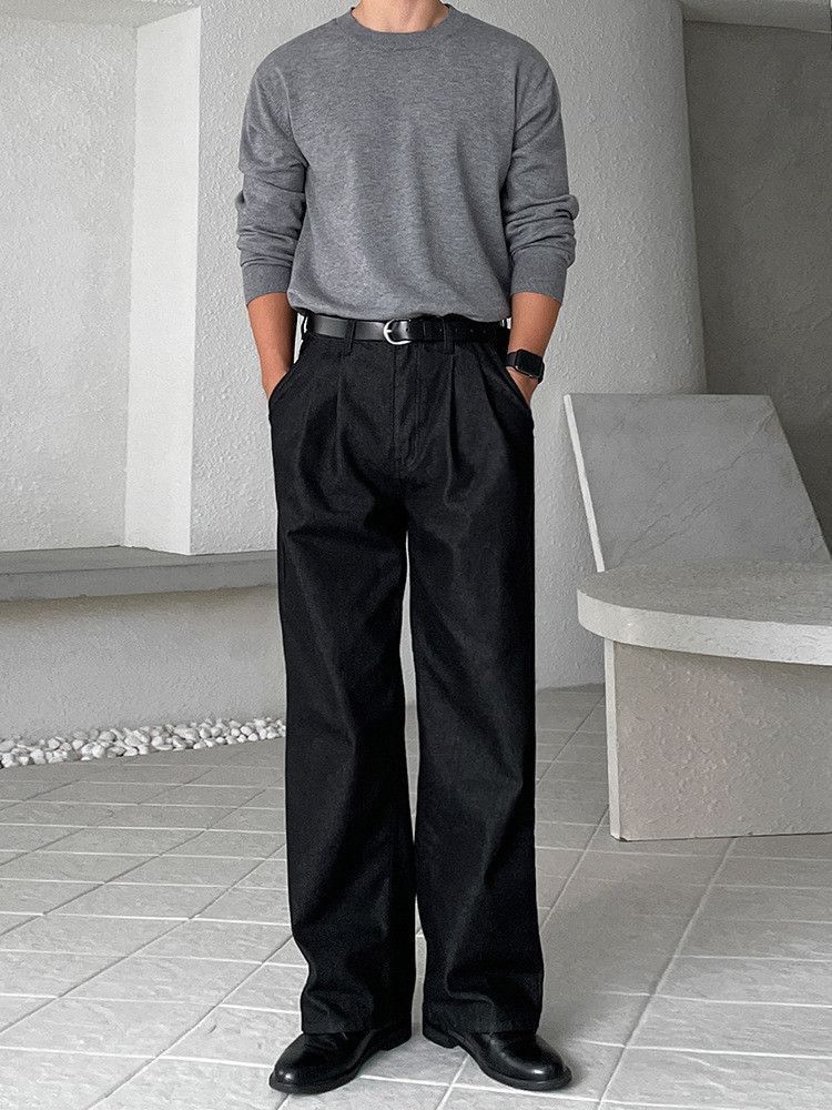 Japanese Brand Retro high street straight leg wide leg casual jeans Size US 32 / EU 48 - 2 Thumbnail