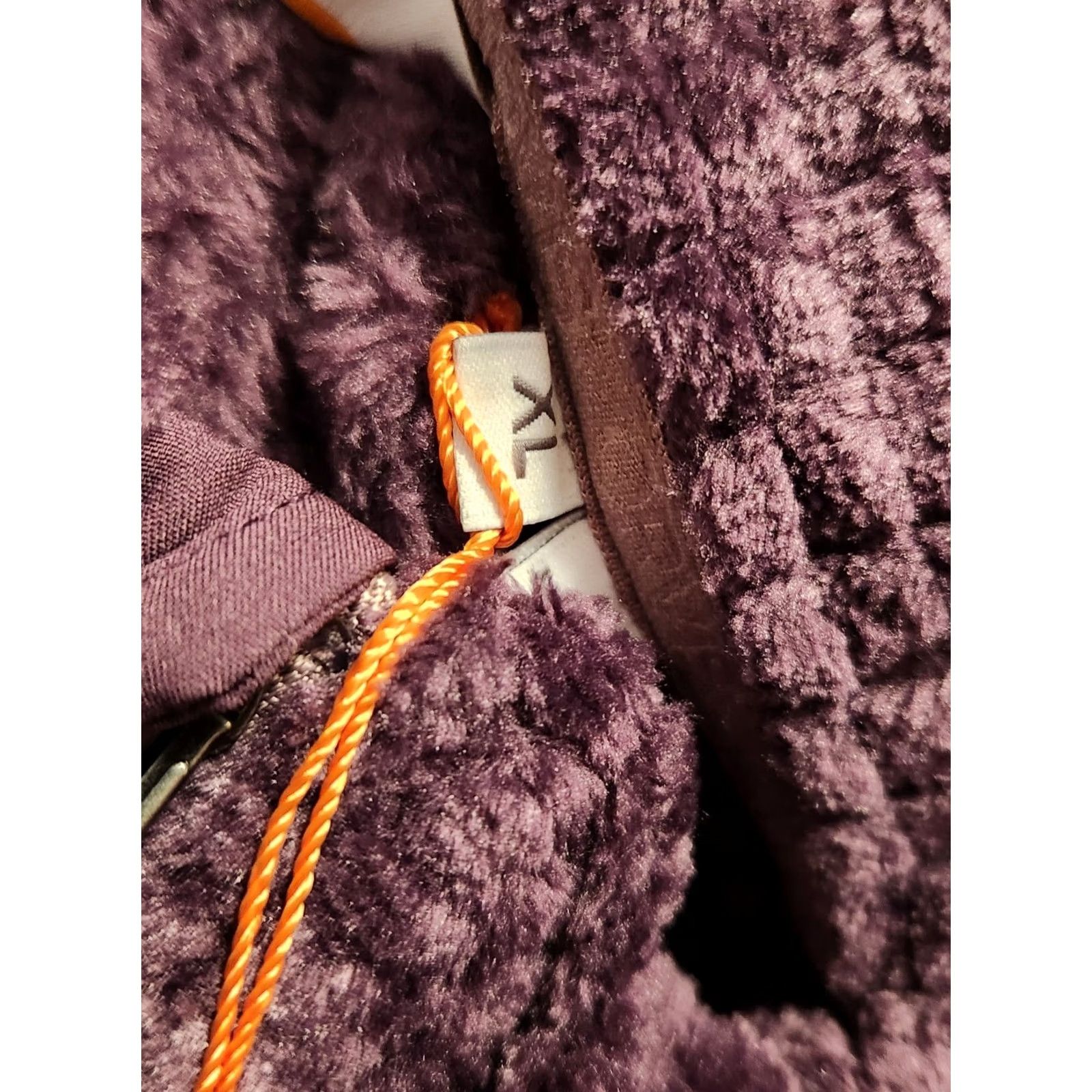 Orvis Orvis Women's Purple Fleece Velour Jacket XL New Size XL / US 12-14 / IT 48-50 - 2 Thumbnail
