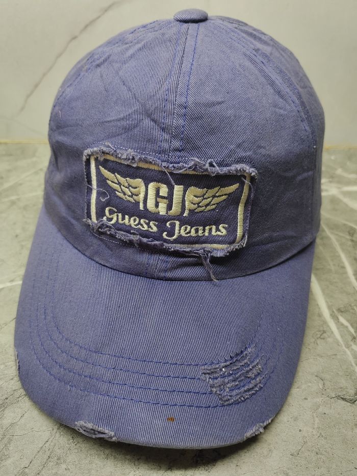 Guess Vintage Guess Distressed Style Cap Hat Size ONE SIZE - 1 Thumbnail
