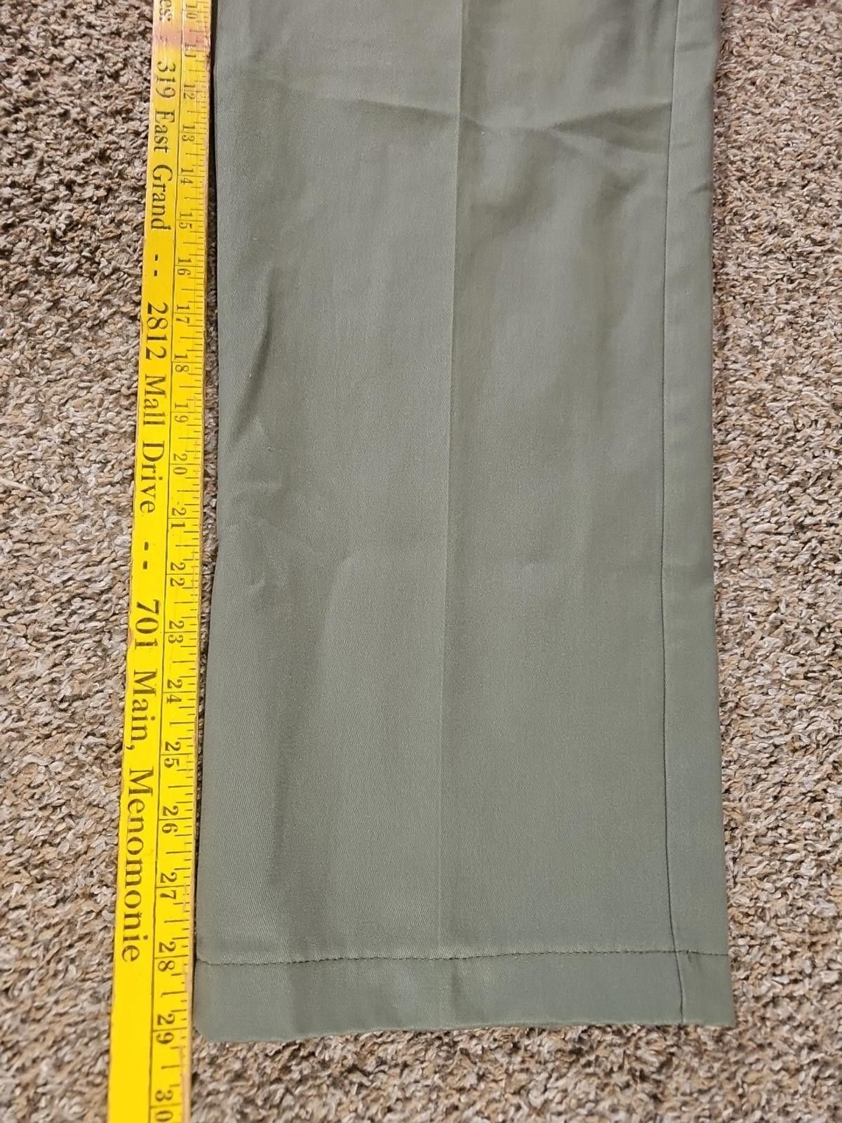 Lands' End Lands End Sz 38 Traditional Fit Green Pants Size US 38 / EU 54 - 6 Thumbnail