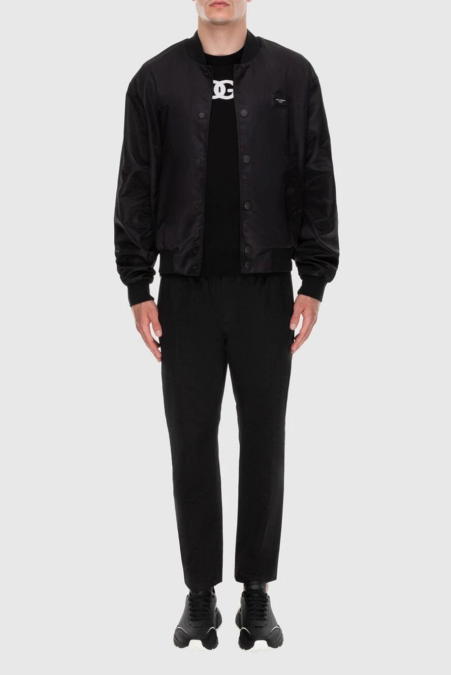 Dolce & Gabbana o1y0825 Bomber Jacket in Black Size XS / US 0-2 / IT 36-38 - 6 Thumbnail